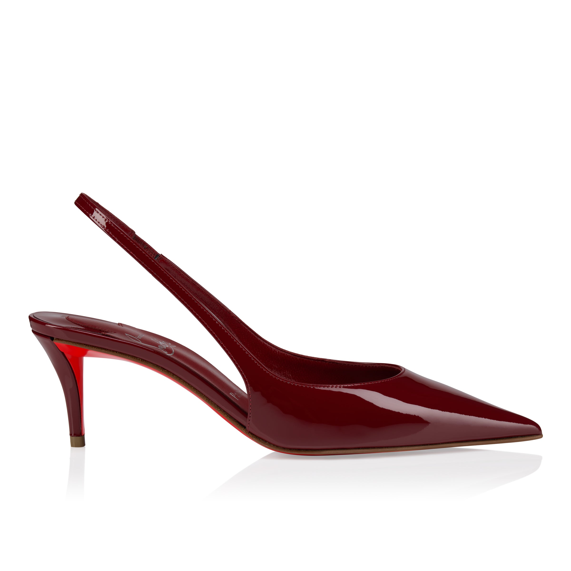Christian Louboutin Miss Z Sling Back Women Shoes | Color Red