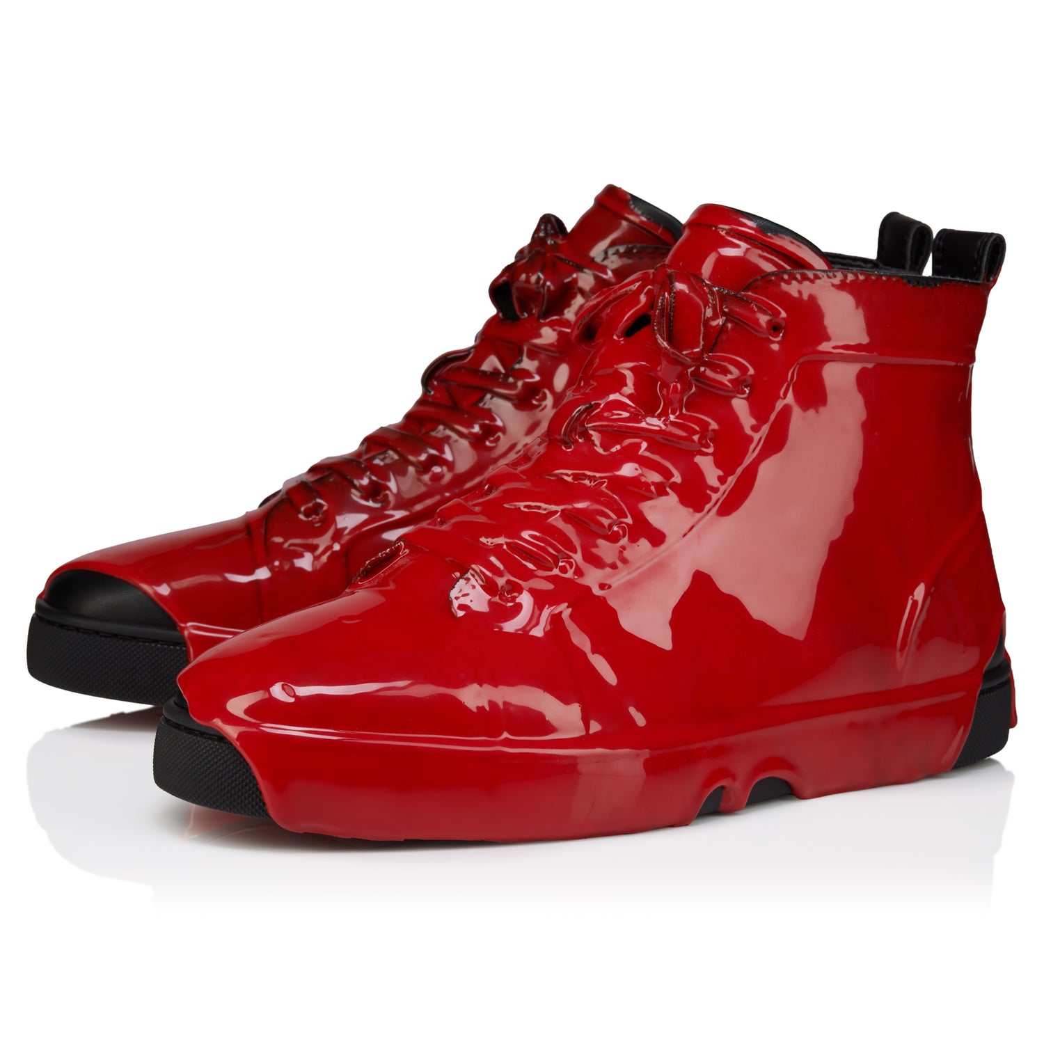 Christian Louboutin Molten Louis Men Shoes | Color Black