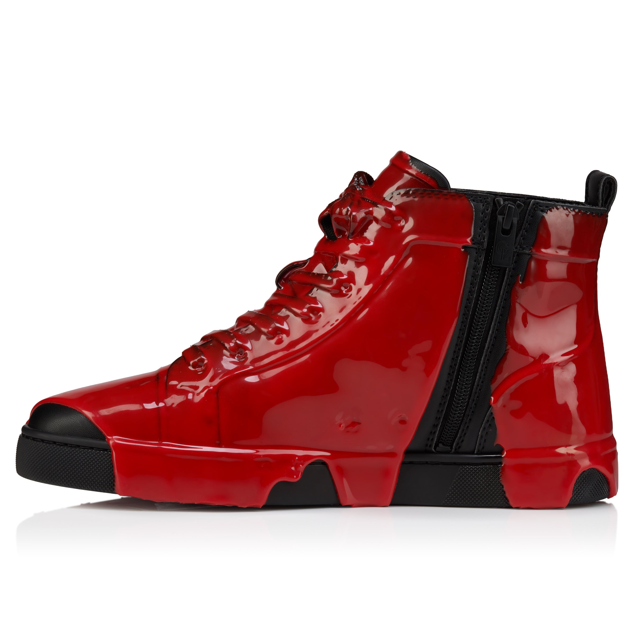 Christian Louboutin Molten Louis Men Shoes | Color Black