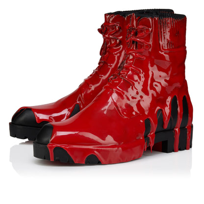 Christian Louboutin Molten Trapman Men Shoes | Color Black