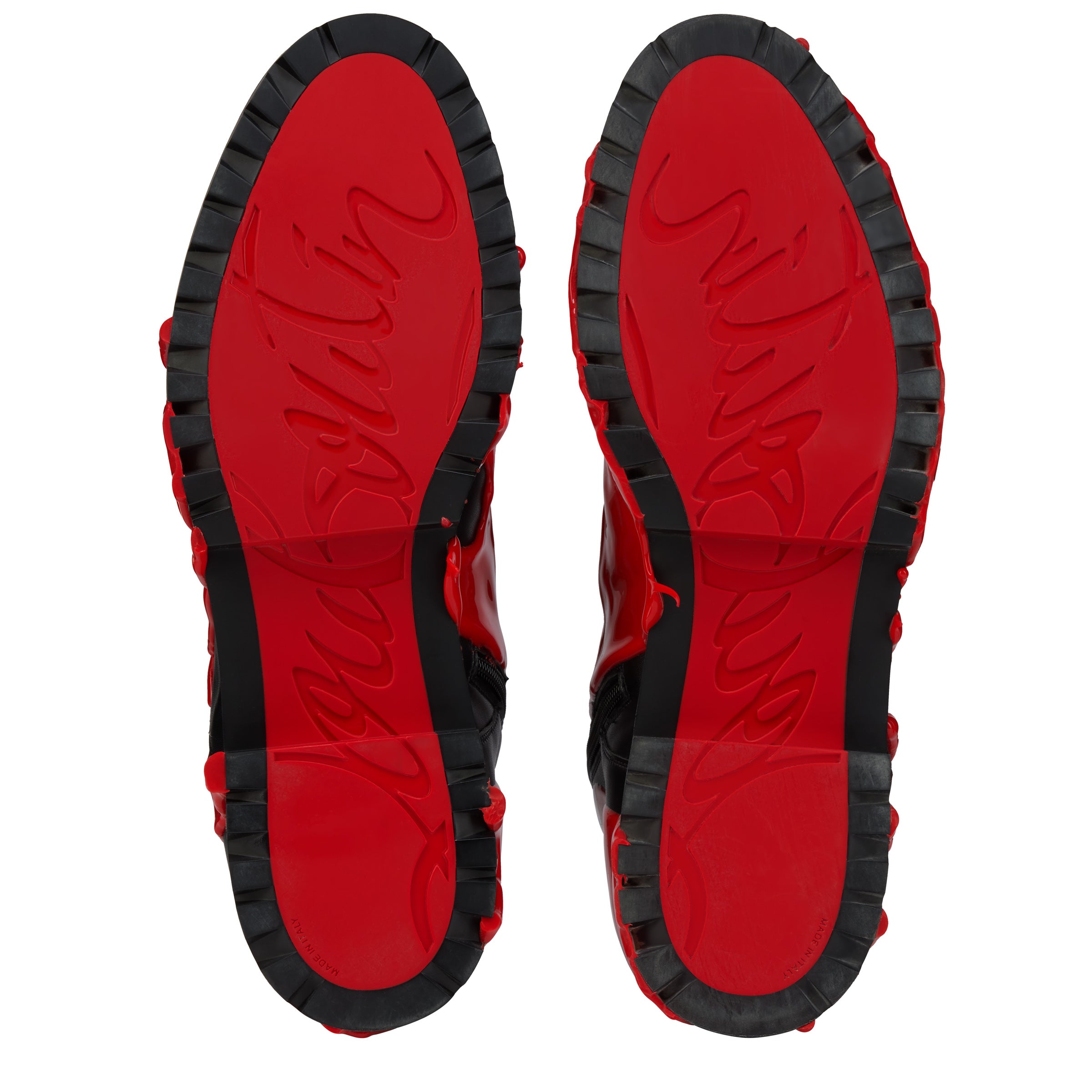 Christian Louboutin Molten Trapman Men Shoes | Color Black