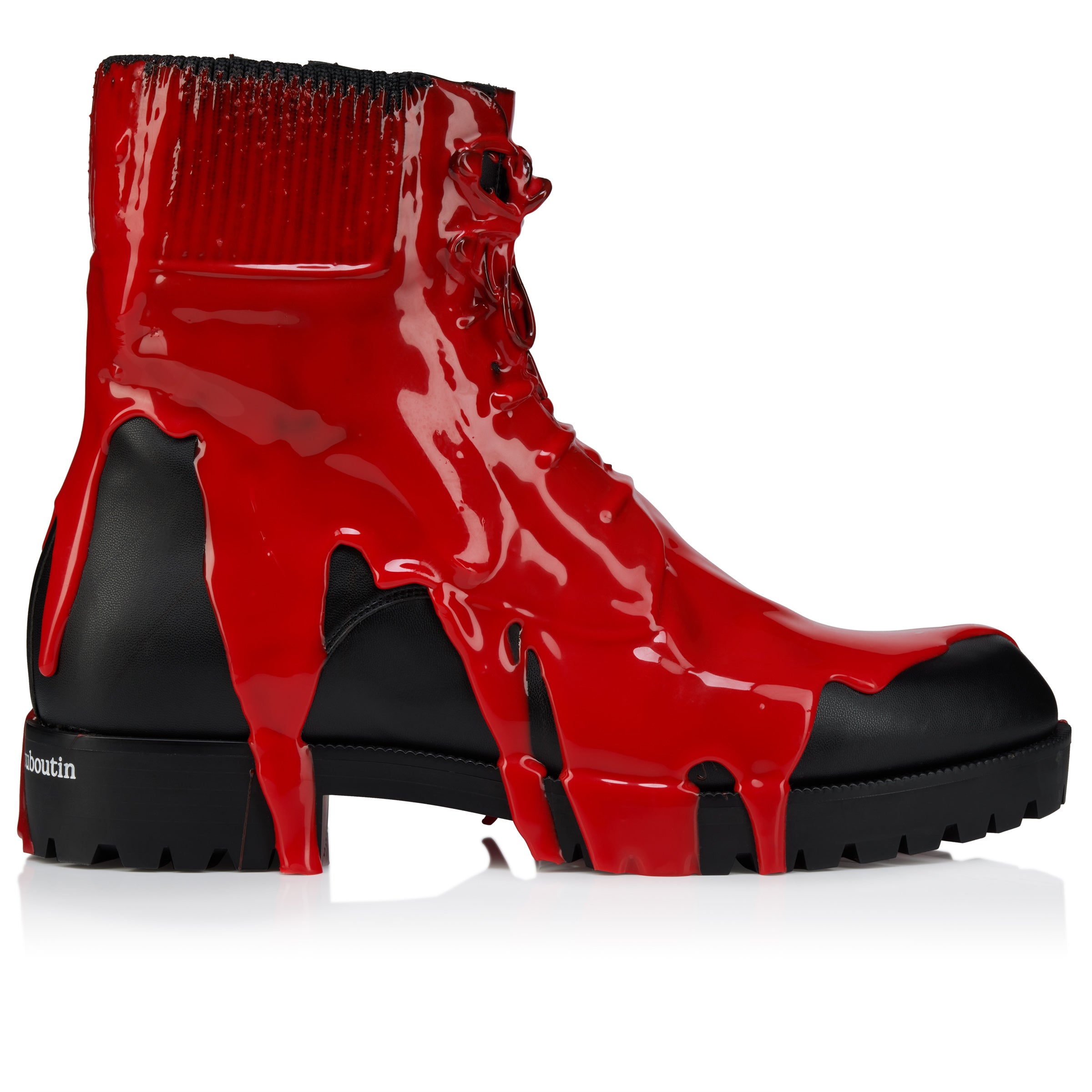 Christian Louboutin Molten Trapman Men Shoes | Color Black
