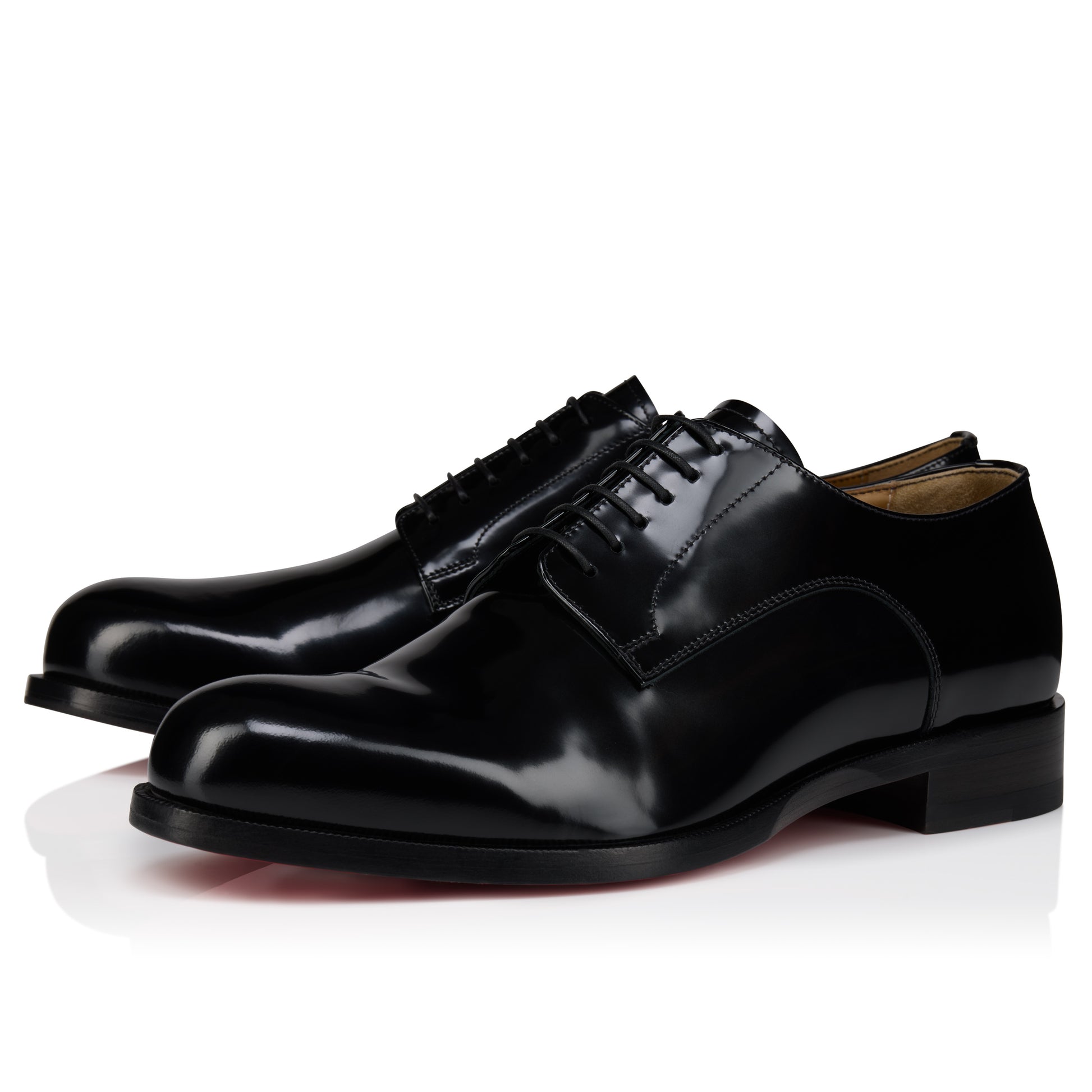 Christian Louboutin Moustachou Derby Men Shoes | Color Black