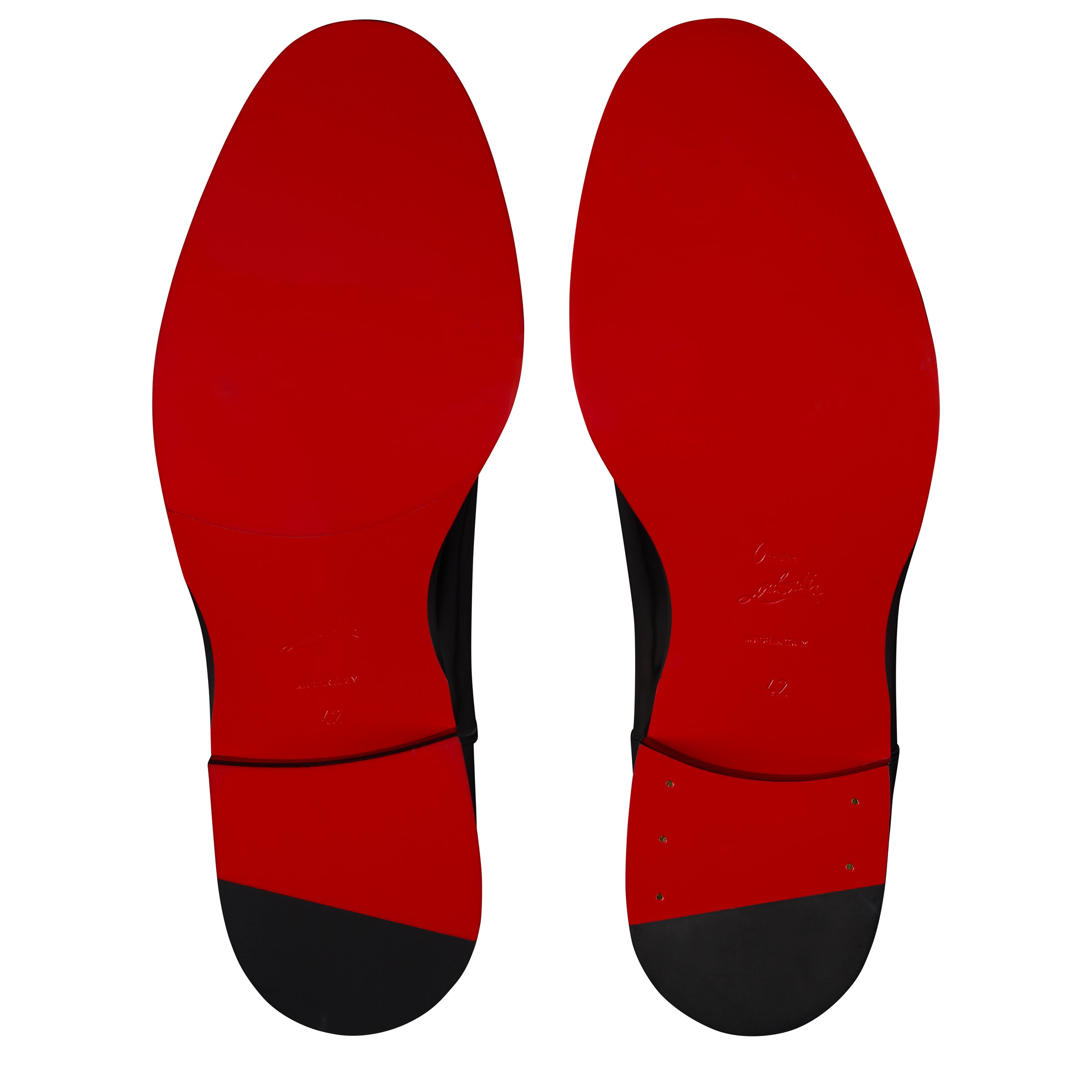 Christian Louboutin Moustachou Derby Men Shoes | Color Black