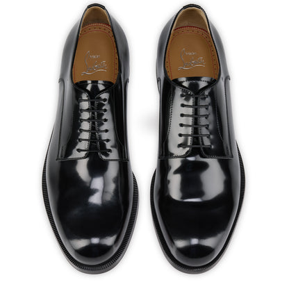 Christian Louboutin Moustachou Derby Men Shoes | Color Black
