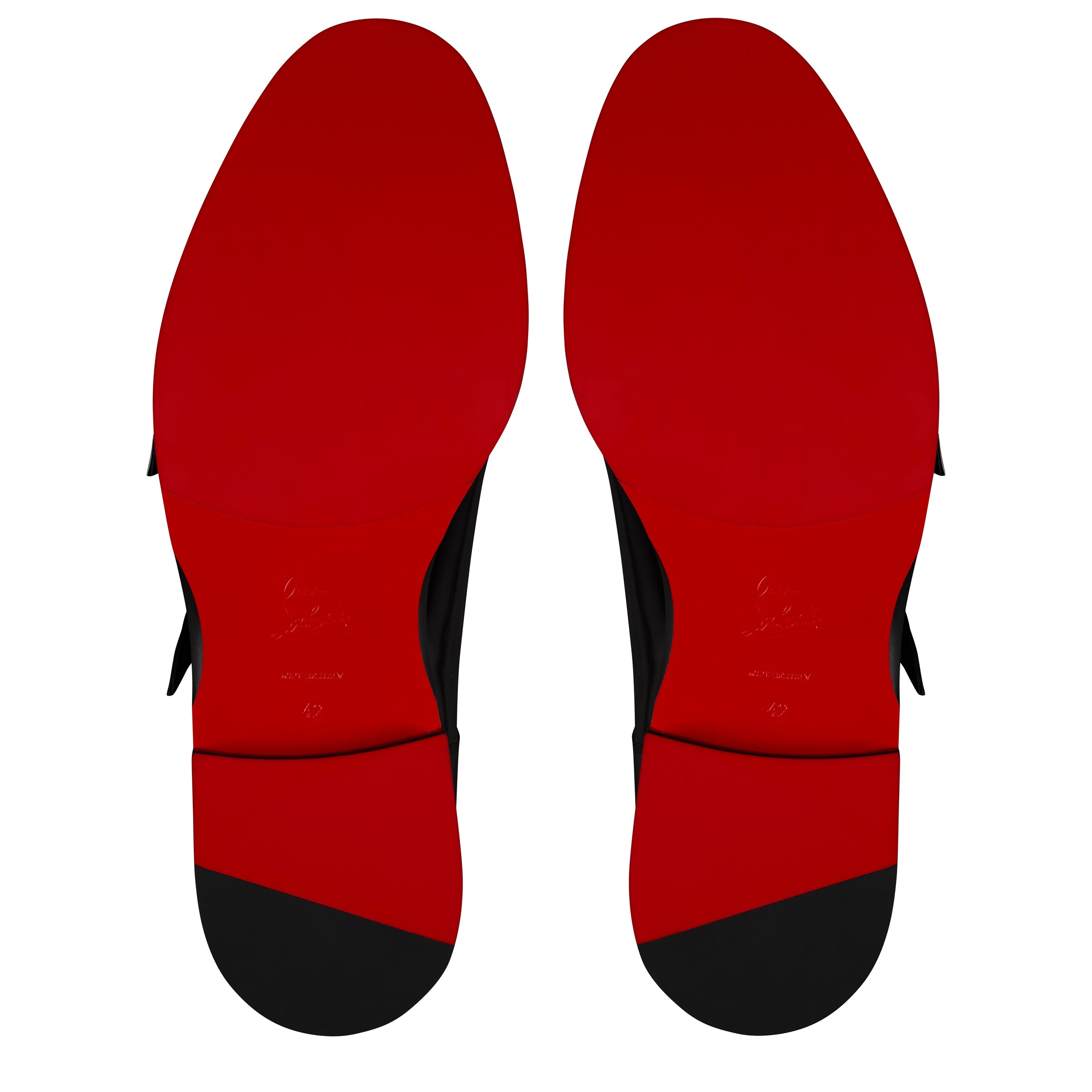 Christian Louboutin Moustachou Monk Men Shoes | Color Black