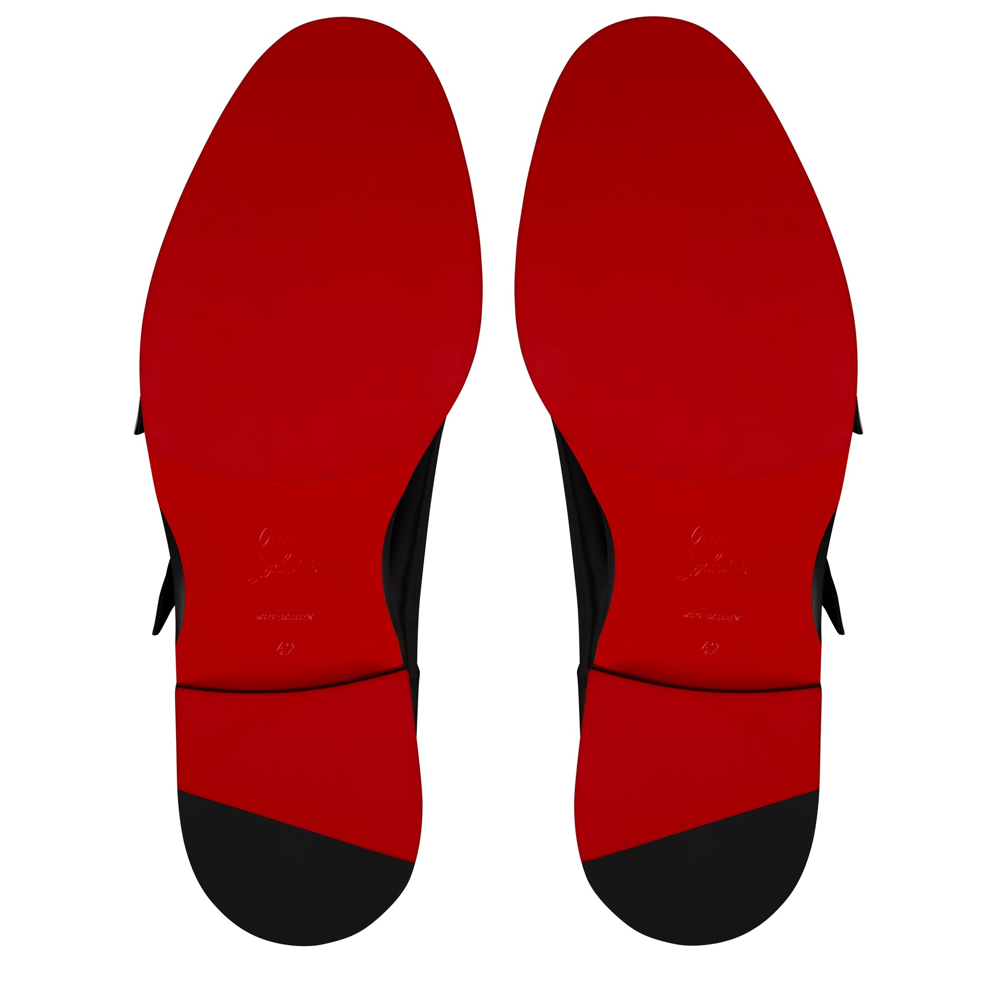 Christian Louboutin Moustachou Monk Men Shoes | Color Black