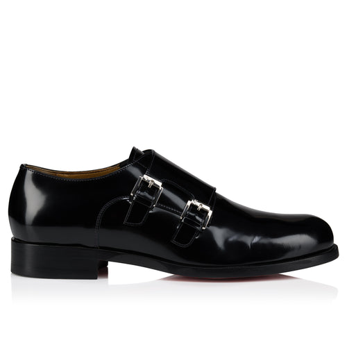 Christian Louboutin Moustachou Monk Men Shoes | Color Black