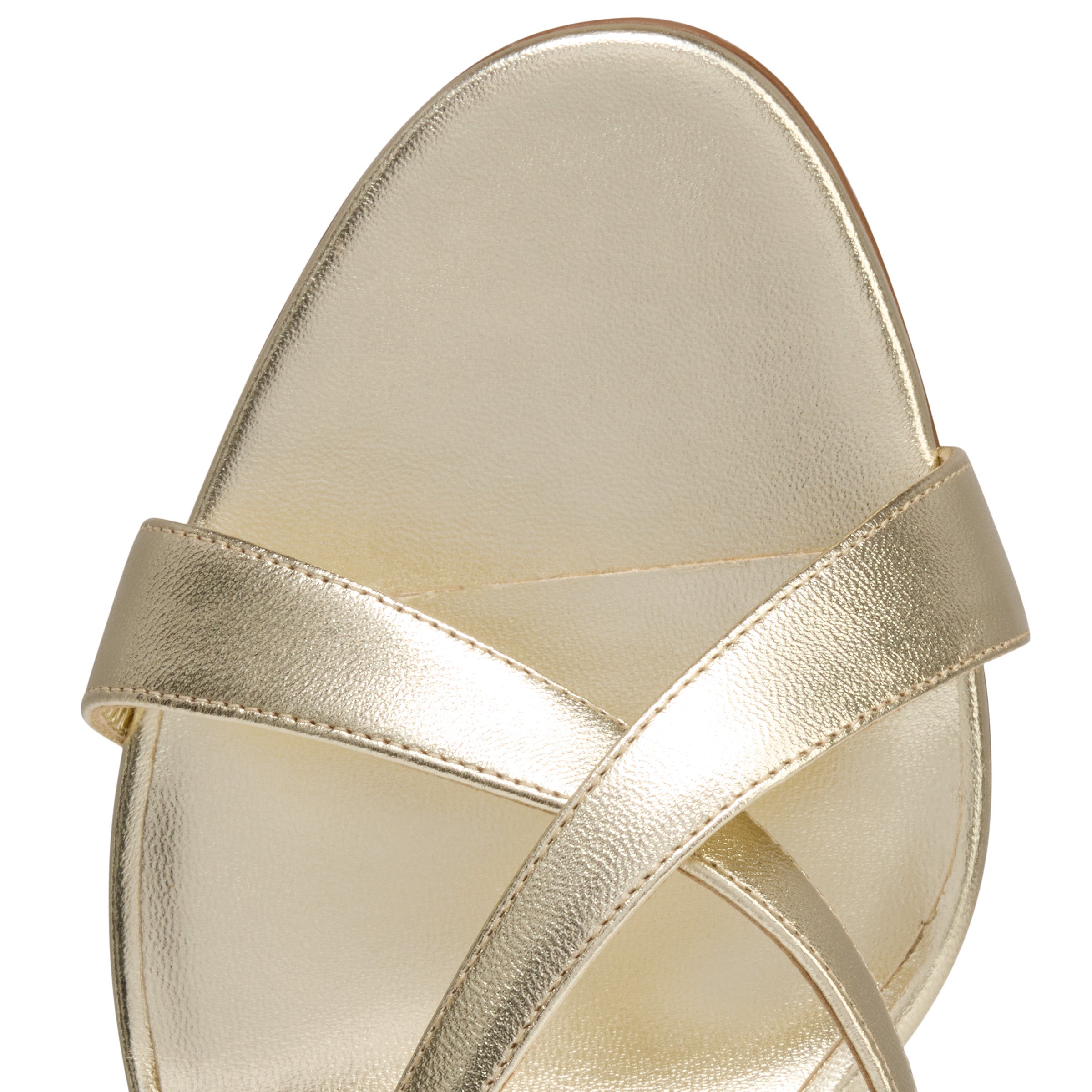 Christian Louboutin Mulazee Cross Women Shoes | Color Gold