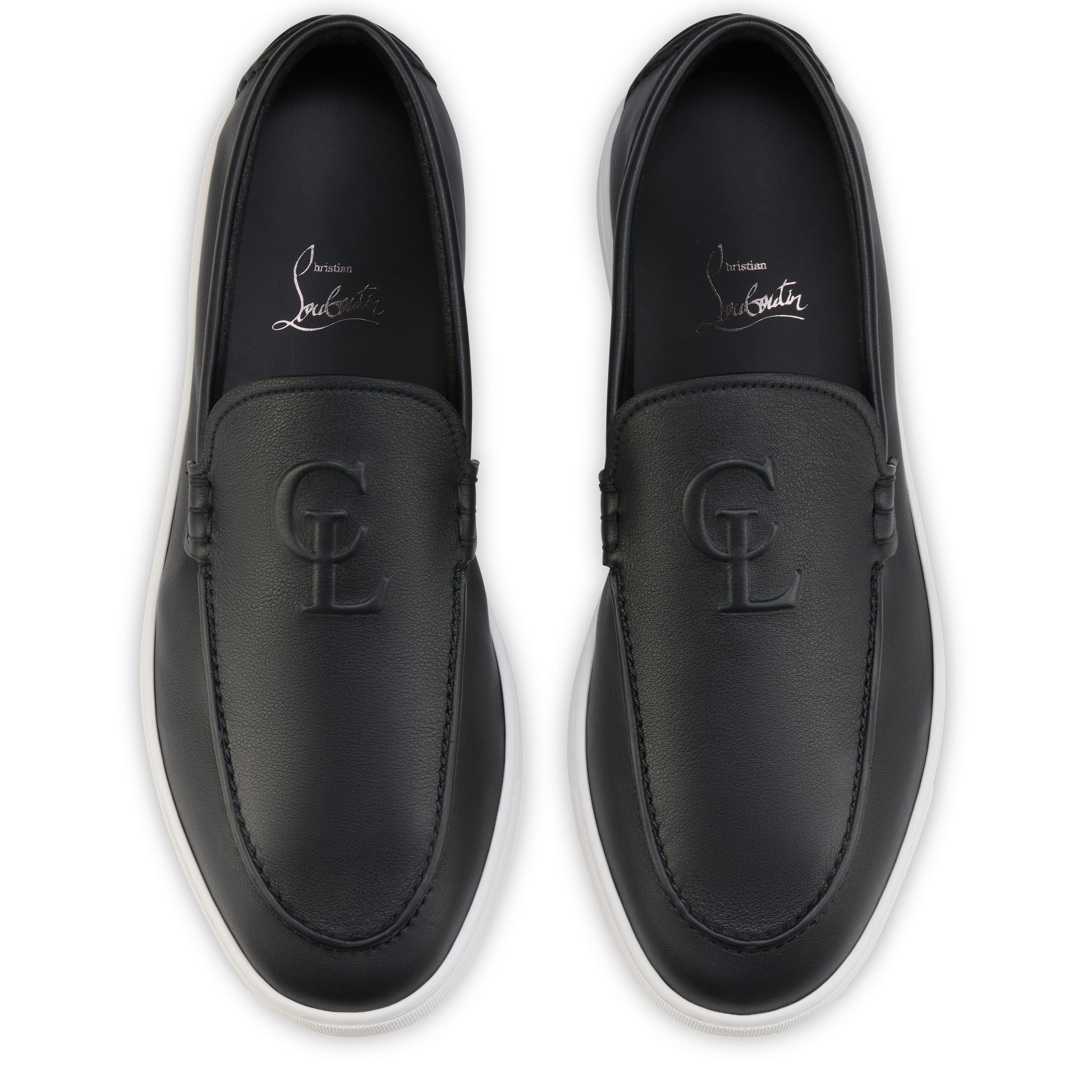 Christian Louboutin Neocl Boat Men Shoes | Color Black