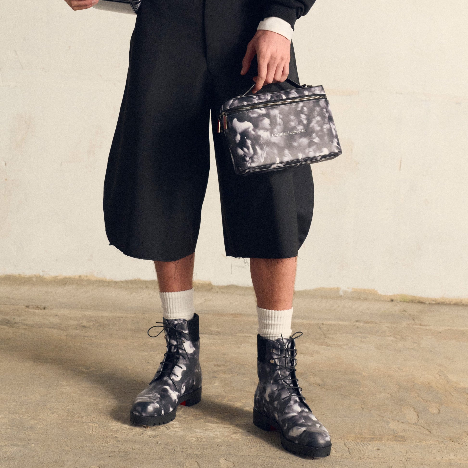 Christian Louboutin Tactical Men Bags | Color Black