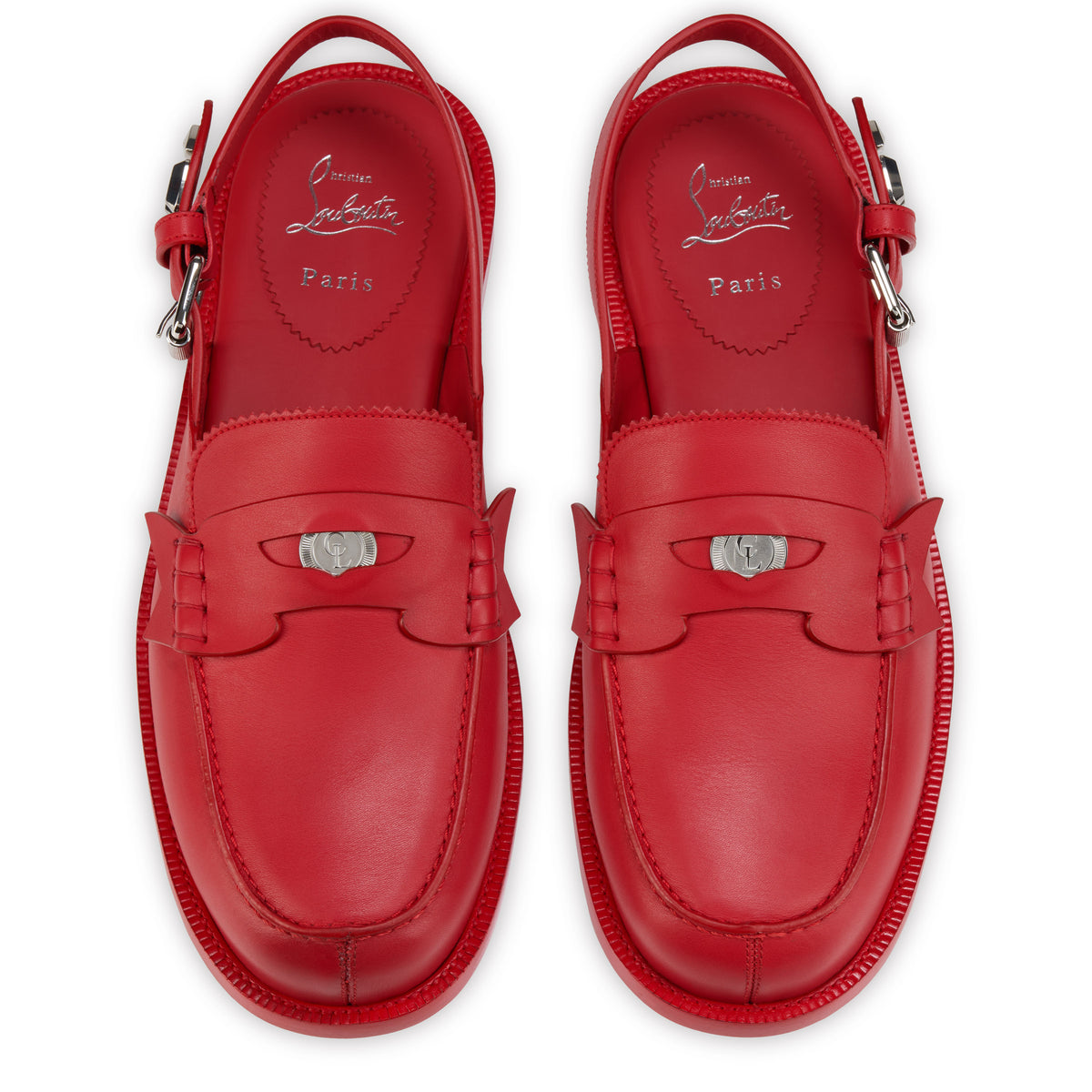 Christian Louboutin The Asclepius Sling Men Shoes | Color Red