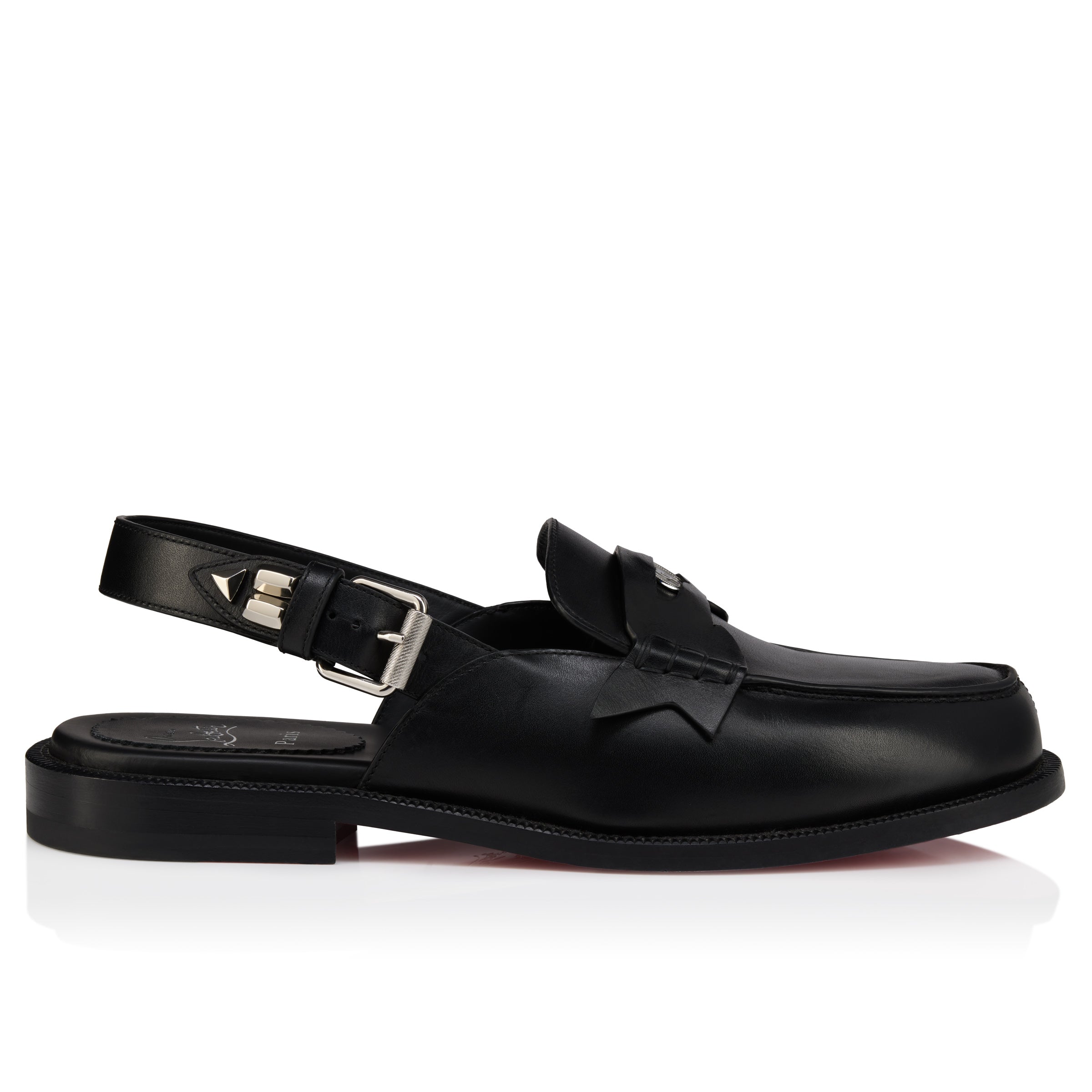 Christian Louboutin The Asclepius Sling Men Shoes | Color Black