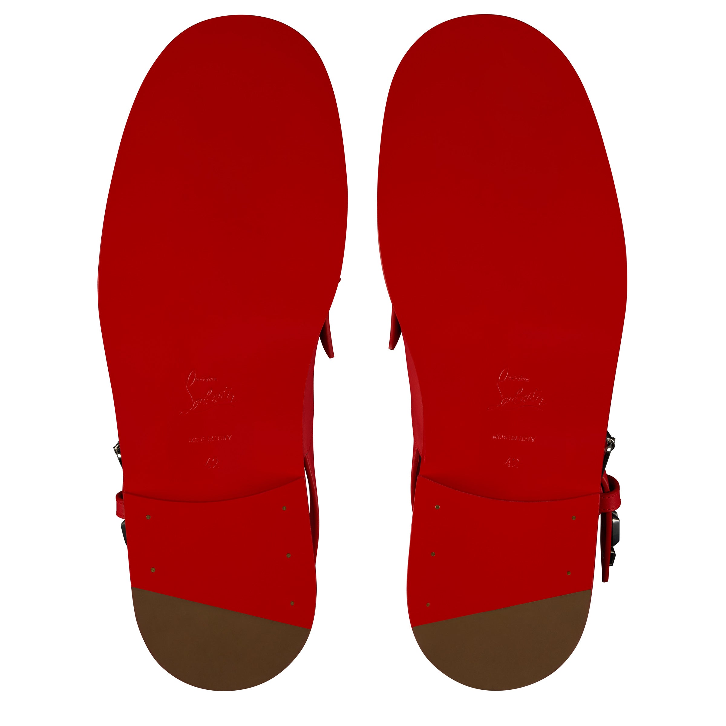 Christian Louboutin The Asclepius Sling Men Shoes | Color Red