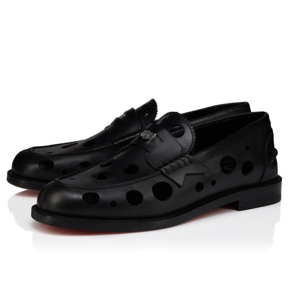 Christian Louboutin The Plato Dots Loafer Men Shoes | Color Black
