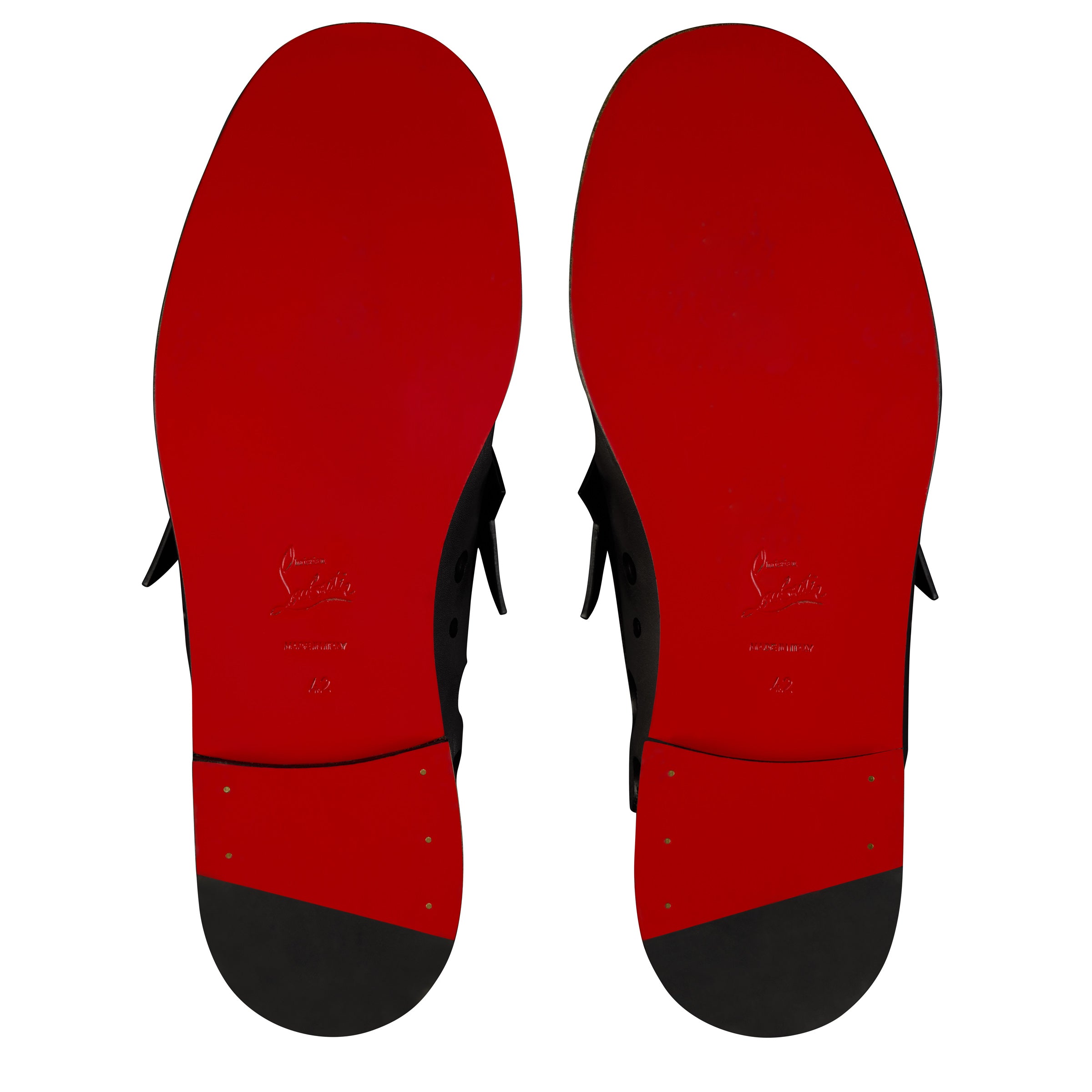 Christian Louboutin The Plato Dots Loafer Men Shoes | Color Black