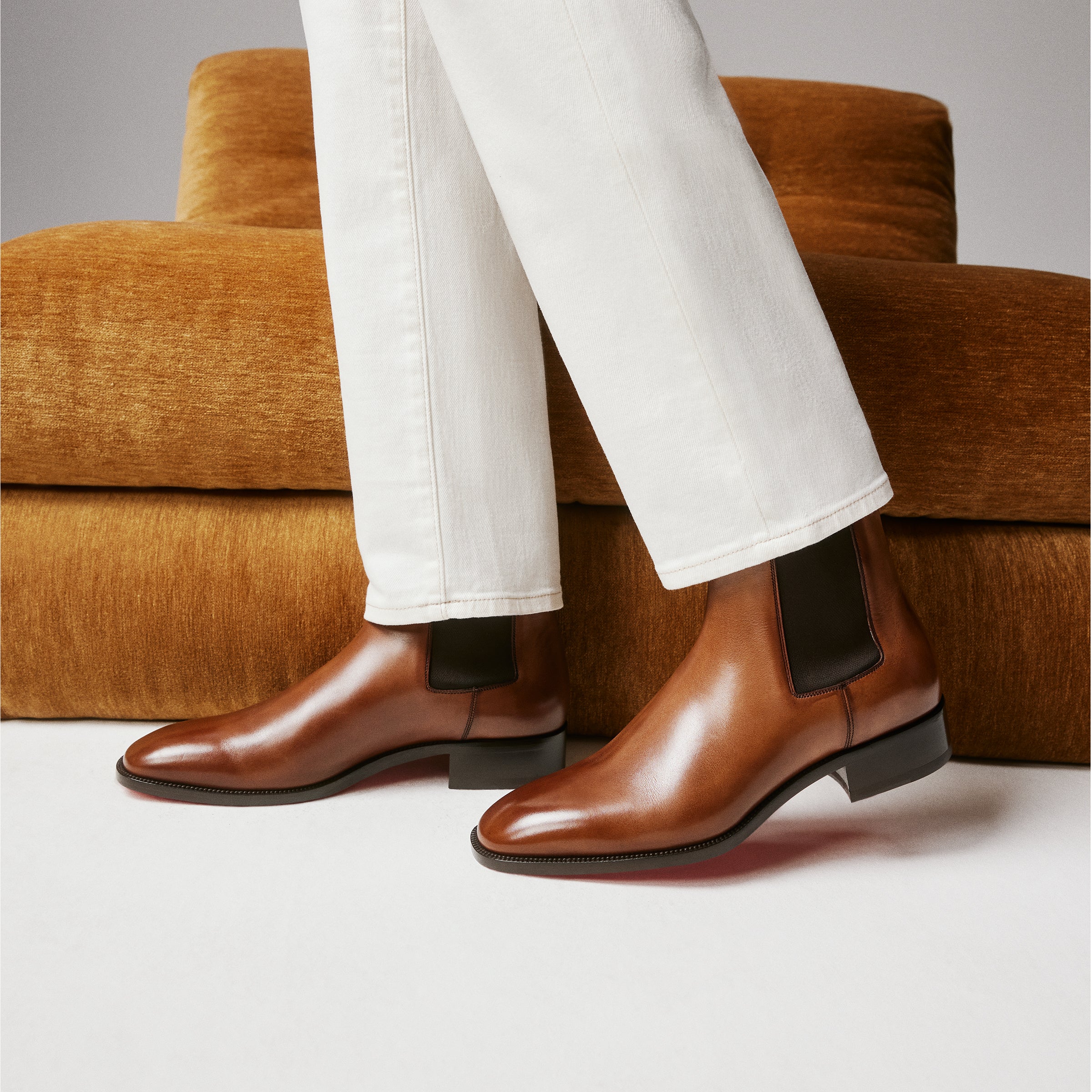 Christian Louboutin Samson Men Shoes | Color Brown New