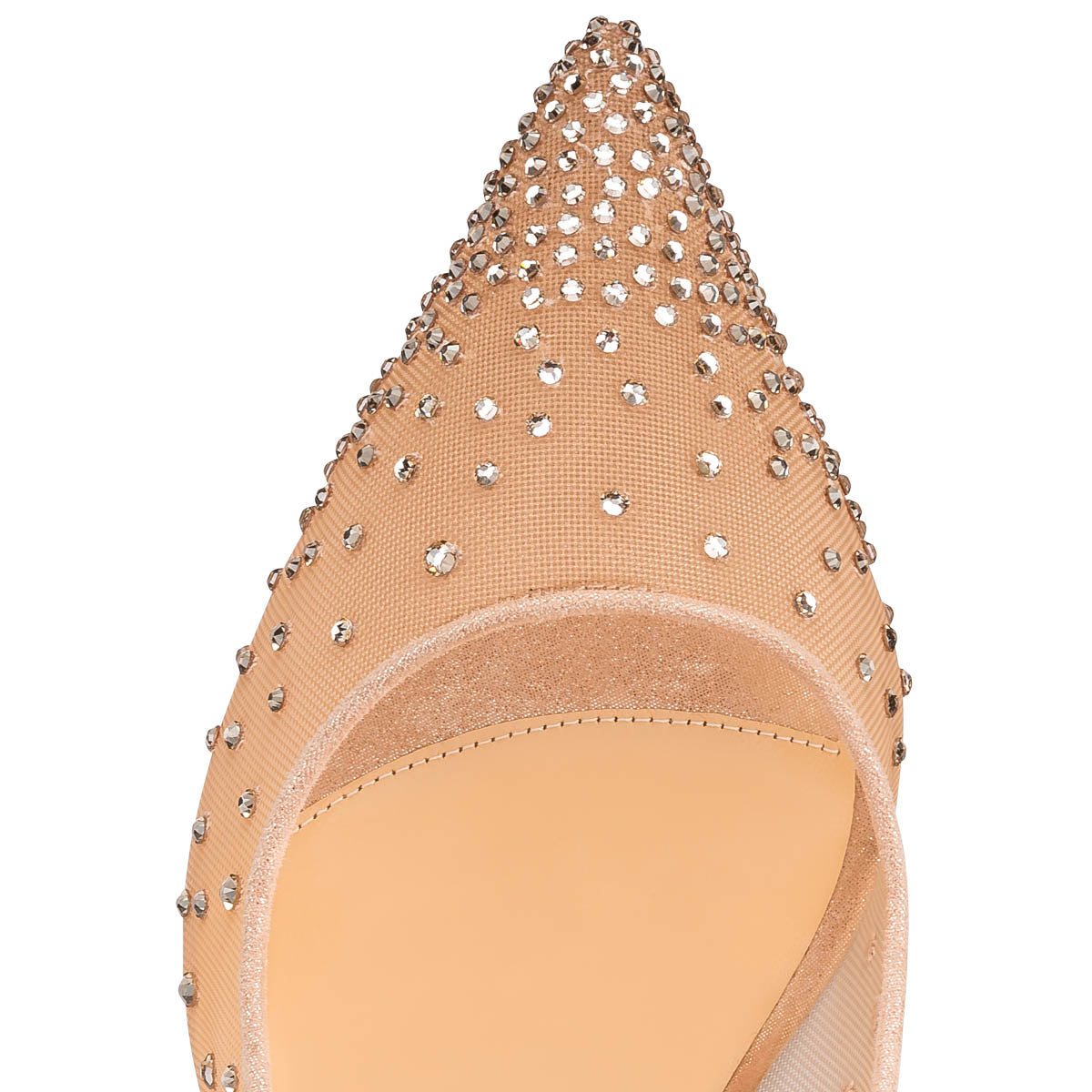 Christian Louboutin Follies Strass Women Shoes | Color Beige