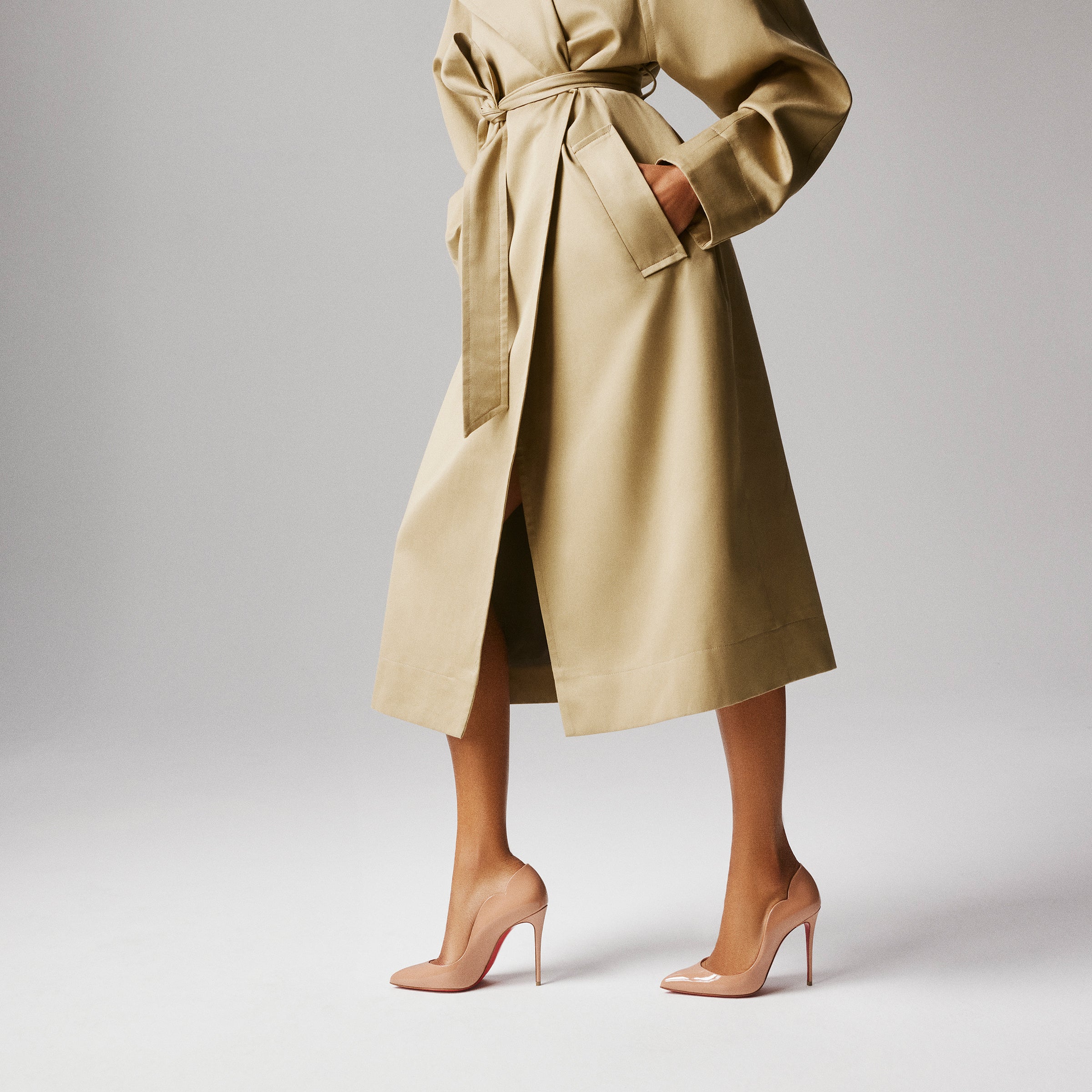 Christian Louboutin Hot Chick Women Shoes | Color Beige