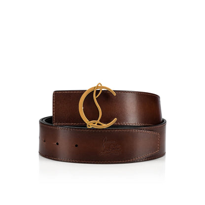 Christian Louboutin M Cl Logo Men Belts | Color Brown New