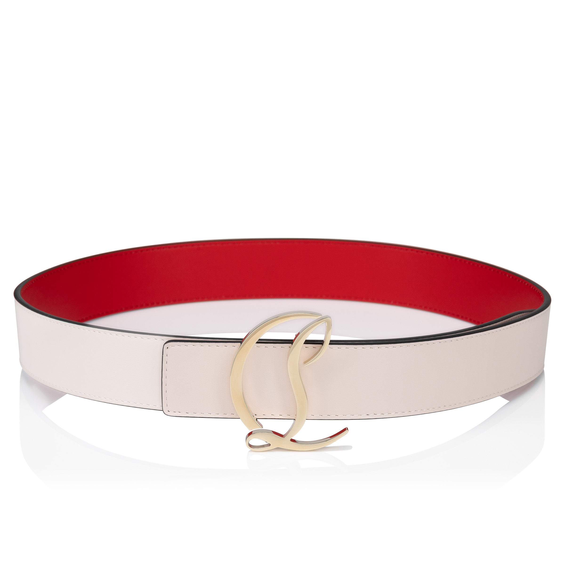 Christian Louboutin Cl Logo Belt Women Belts | Color Beige