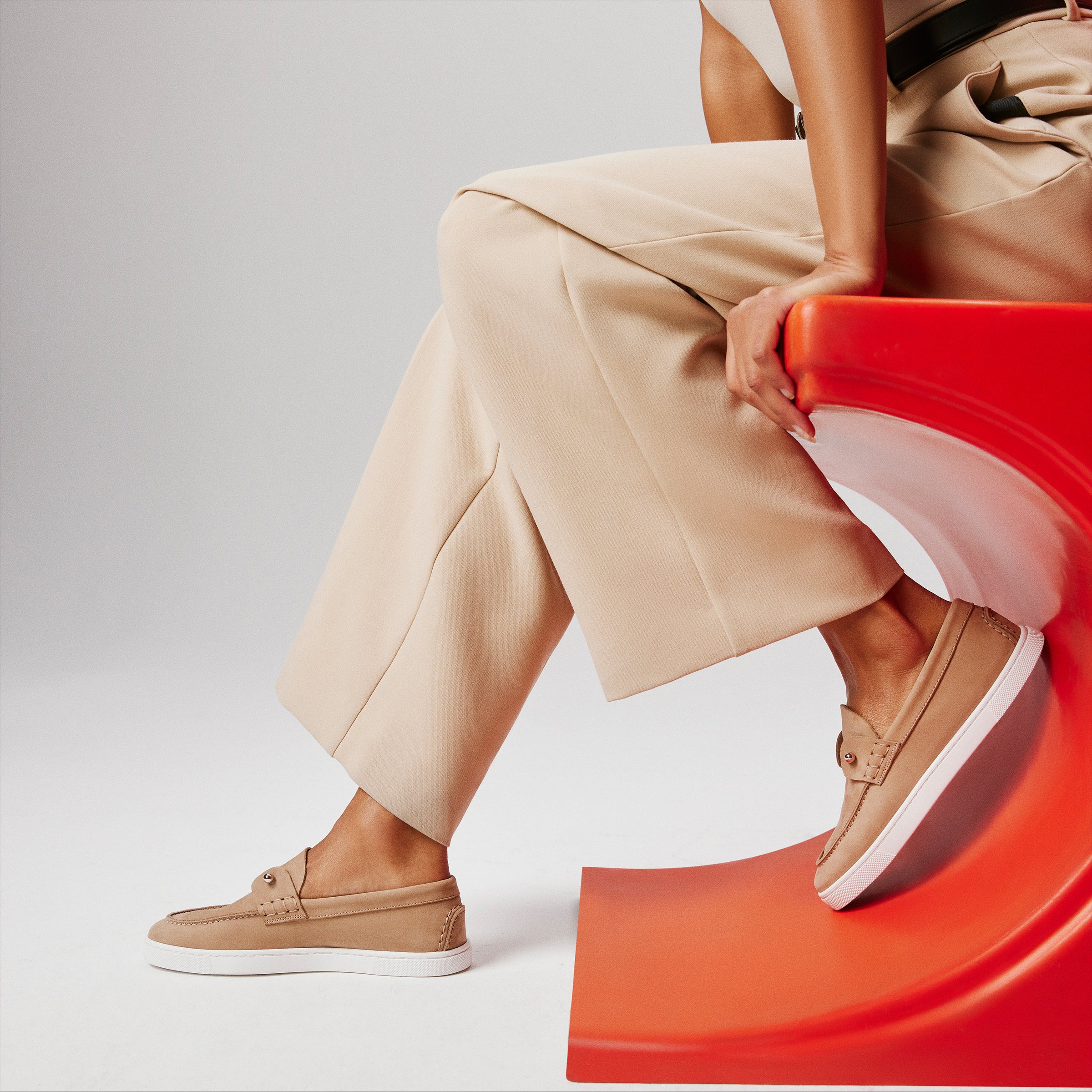 Christian Louboutin Chambeliboat Donna Women Shoes | Color Beige