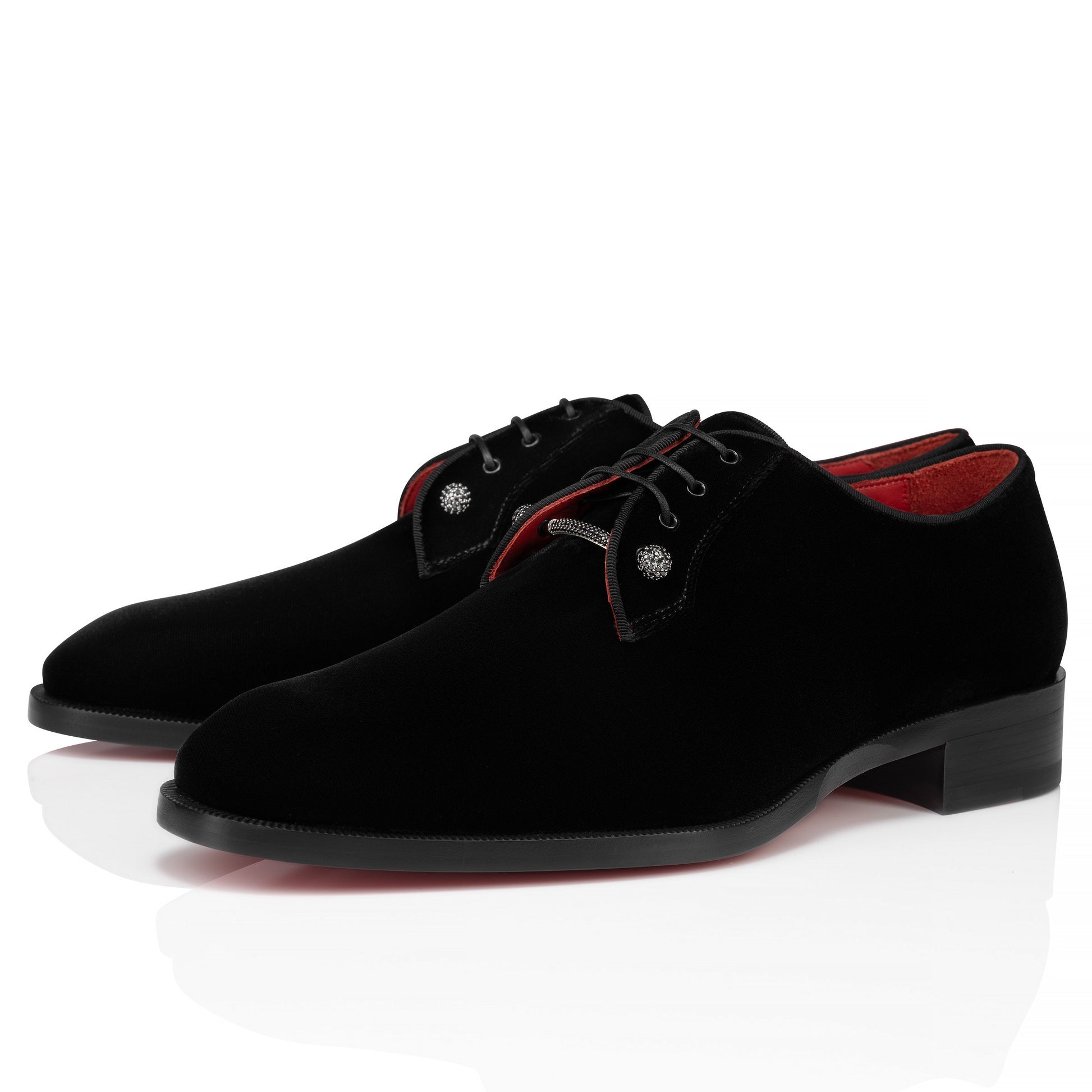 Christian Louboutin Chambelink Strass Men Shoe | Color Black