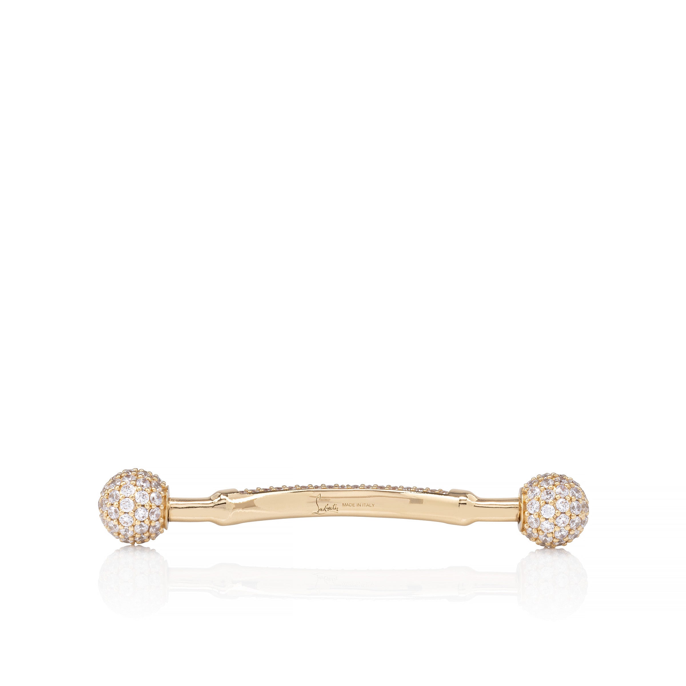 Christian Louboutin Chambelink Strass Men Shoe | Color Gold