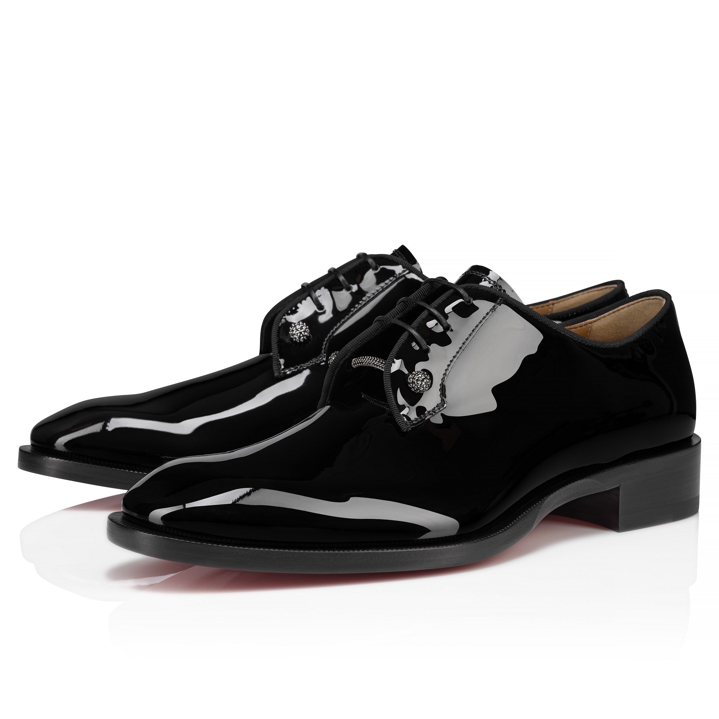 Christian Louboutin Chambelink Strass Men Shoe | Color Black