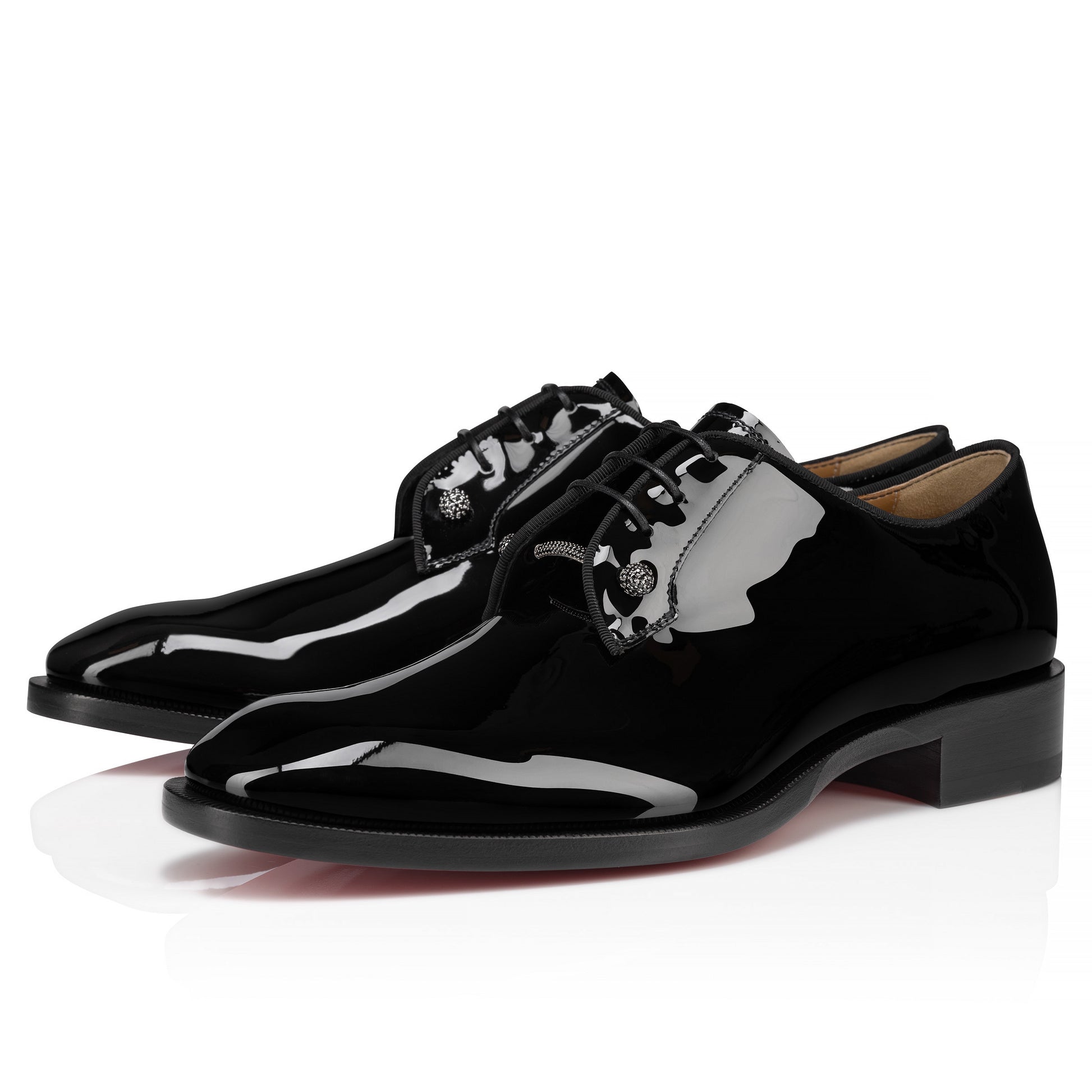 Christian Louboutin Chambelink Strass Men Shoe | Color Black