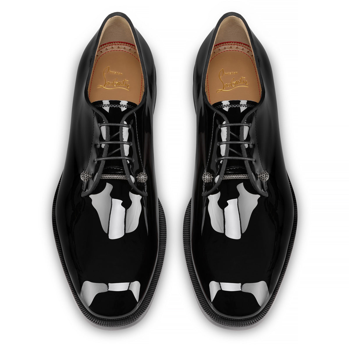 Christian Louboutin Chambelink Strass Men Shoe | Color Black