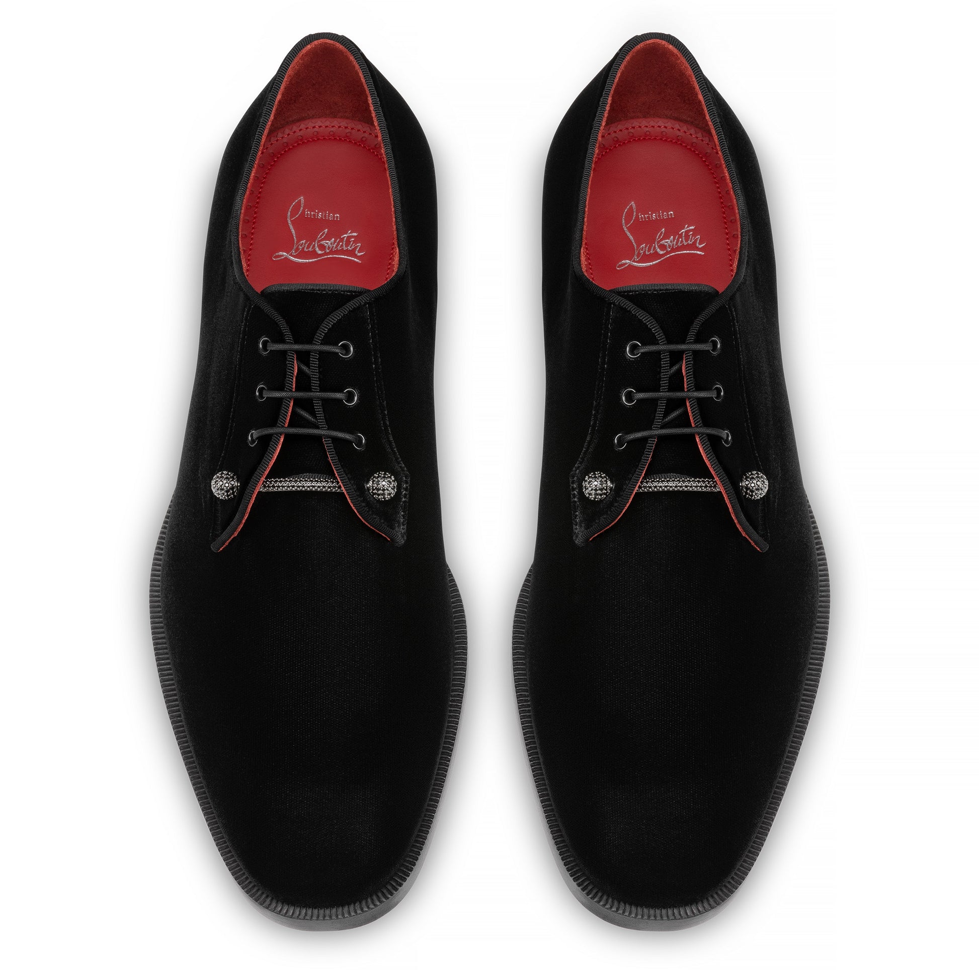 Christian Louboutin Chambelink Strass Men Shoe | Color Black