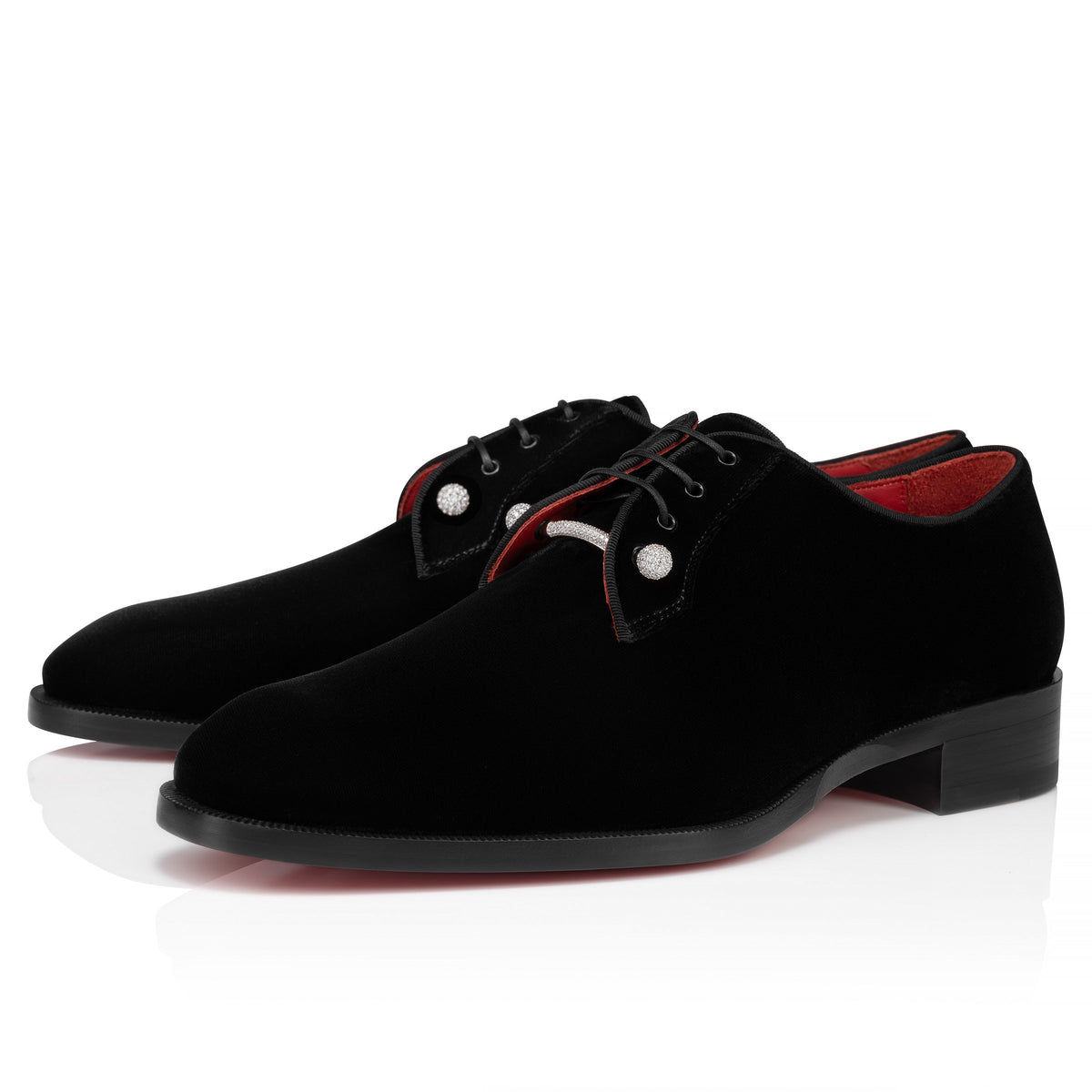Christian Louboutin Chambelink Strass Men Shoe | Color Silver