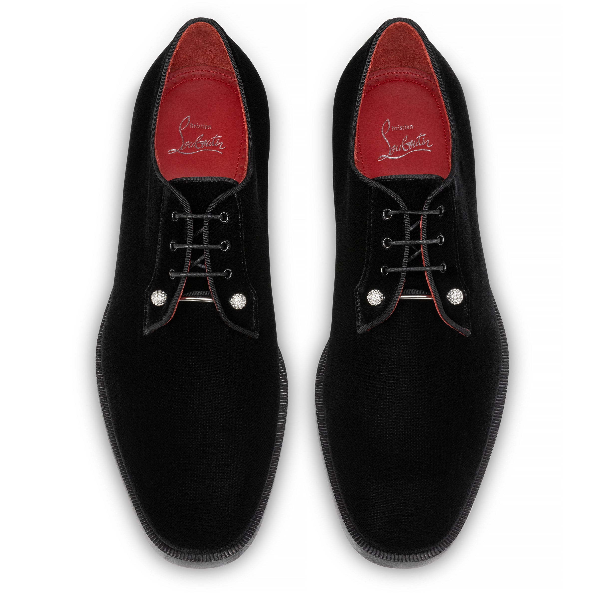 Christian Louboutin Chambeliss Night Strass Men Shoes | Color Black