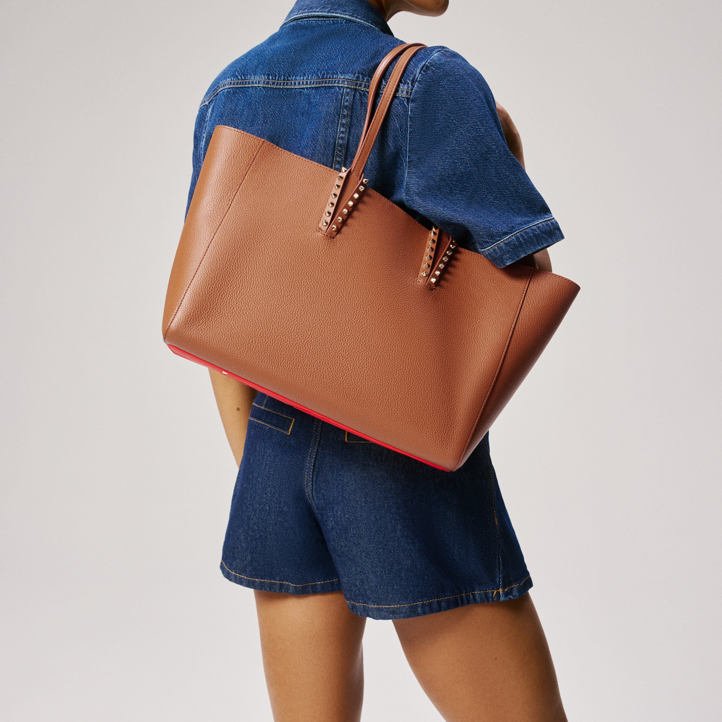 Christian Louboutin Cabata Small Women Bags | Color Brown New