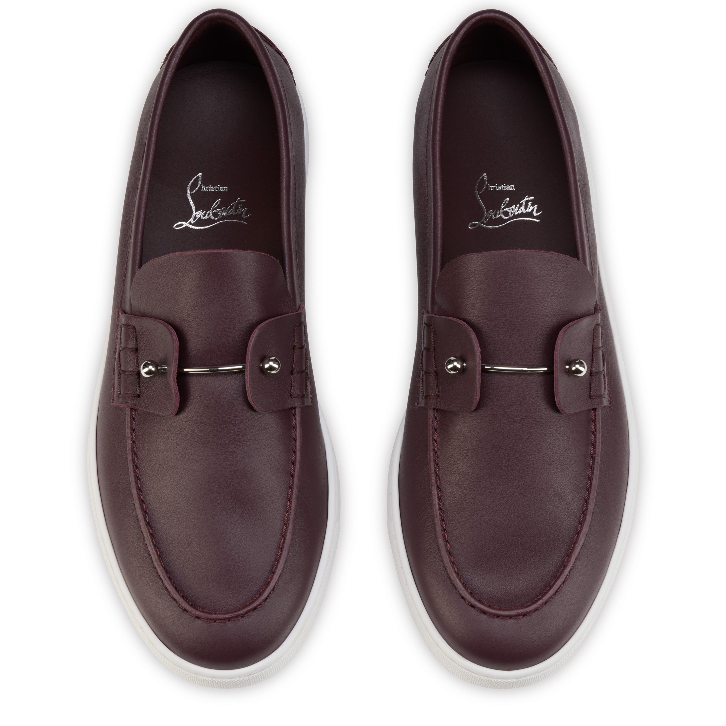 Christian Louboutin Chambeliboat Men Shoes | Color Red
