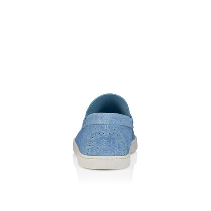 Christian Louboutin Chambeliboat Men Shoes | Color New Blue