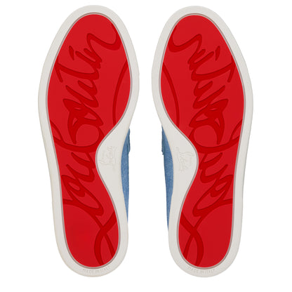 Christian Louboutin Chambeliboat Men Shoes | Color New Blue