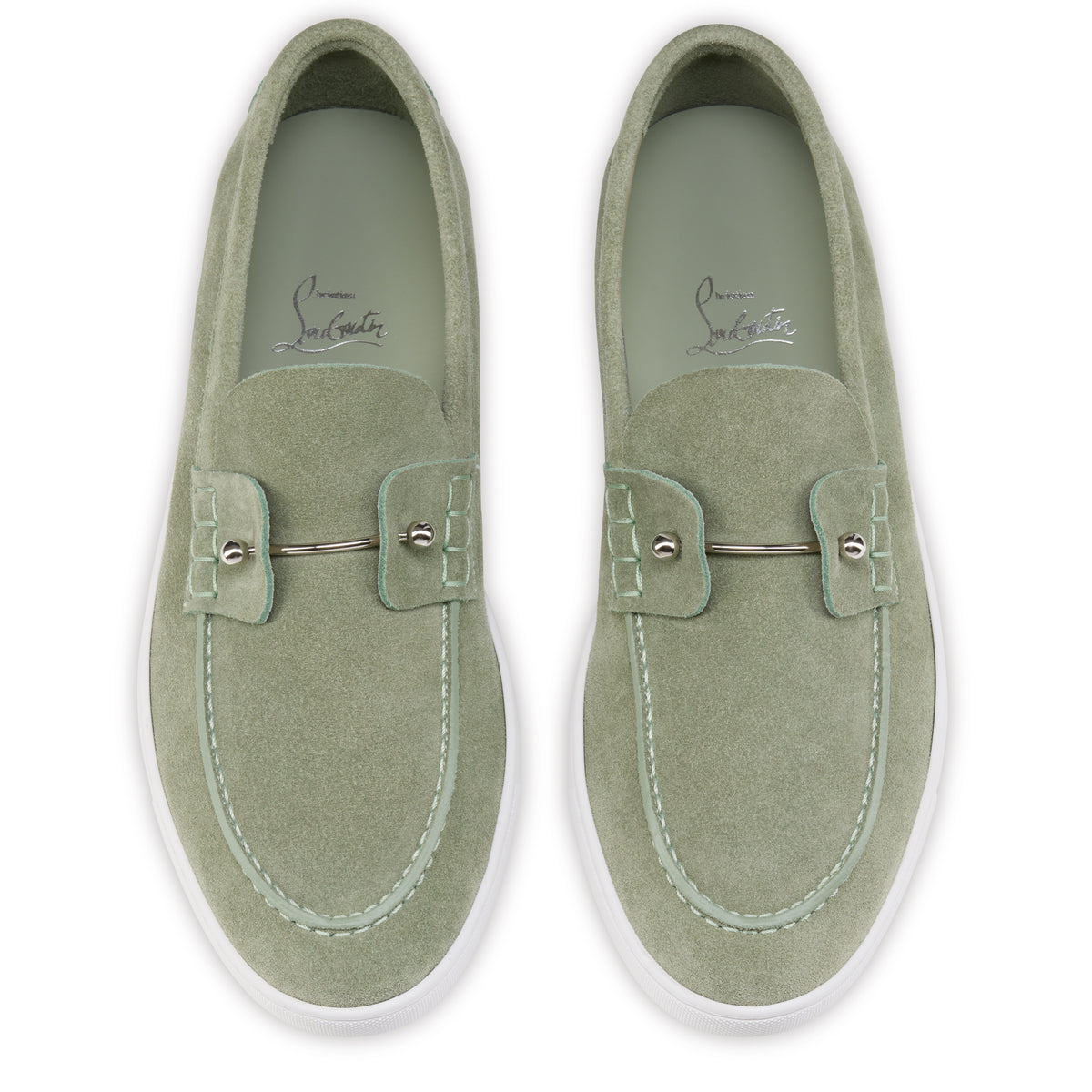 Christian Louboutin Chambeliboat Men Shoes | Color Green