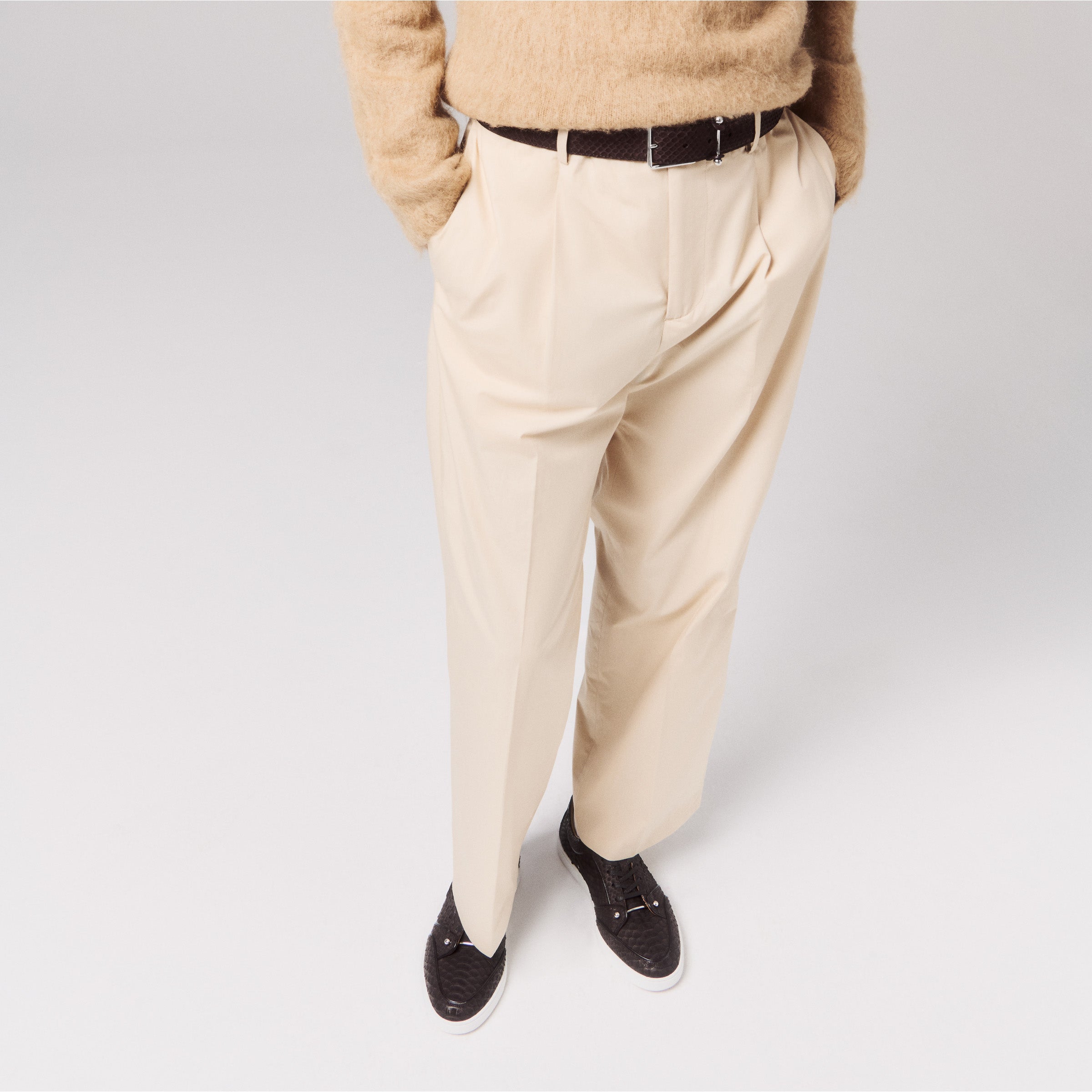 Christian Louboutin Chambelisneak Men Shoes | Color Brown
