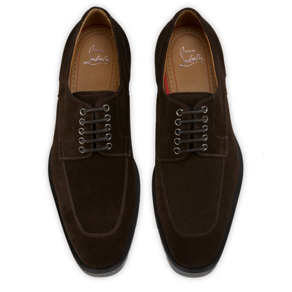 Christian Louboutin Davisol Lion Men Shoes | Color Brown New