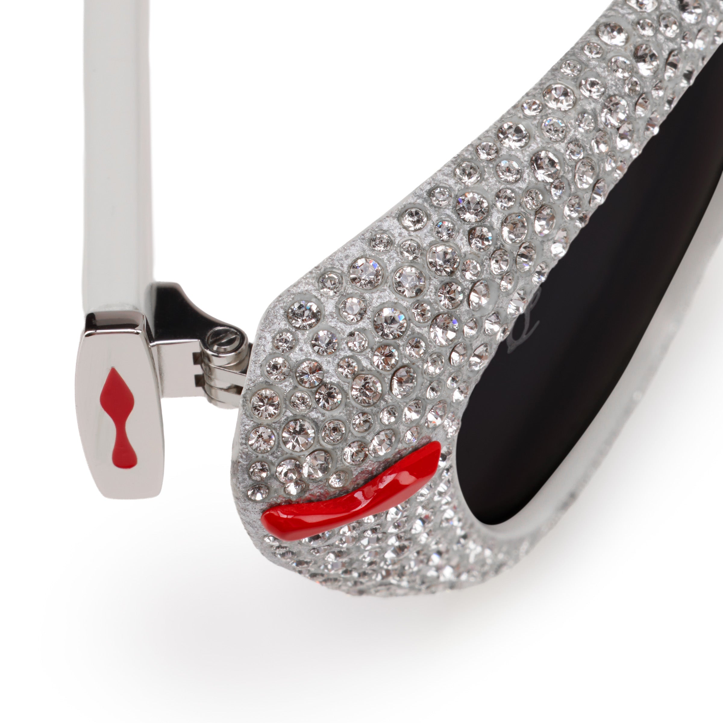 Christian Louboutin Diamond Kate Lb0031 Women Eyewear | Color White