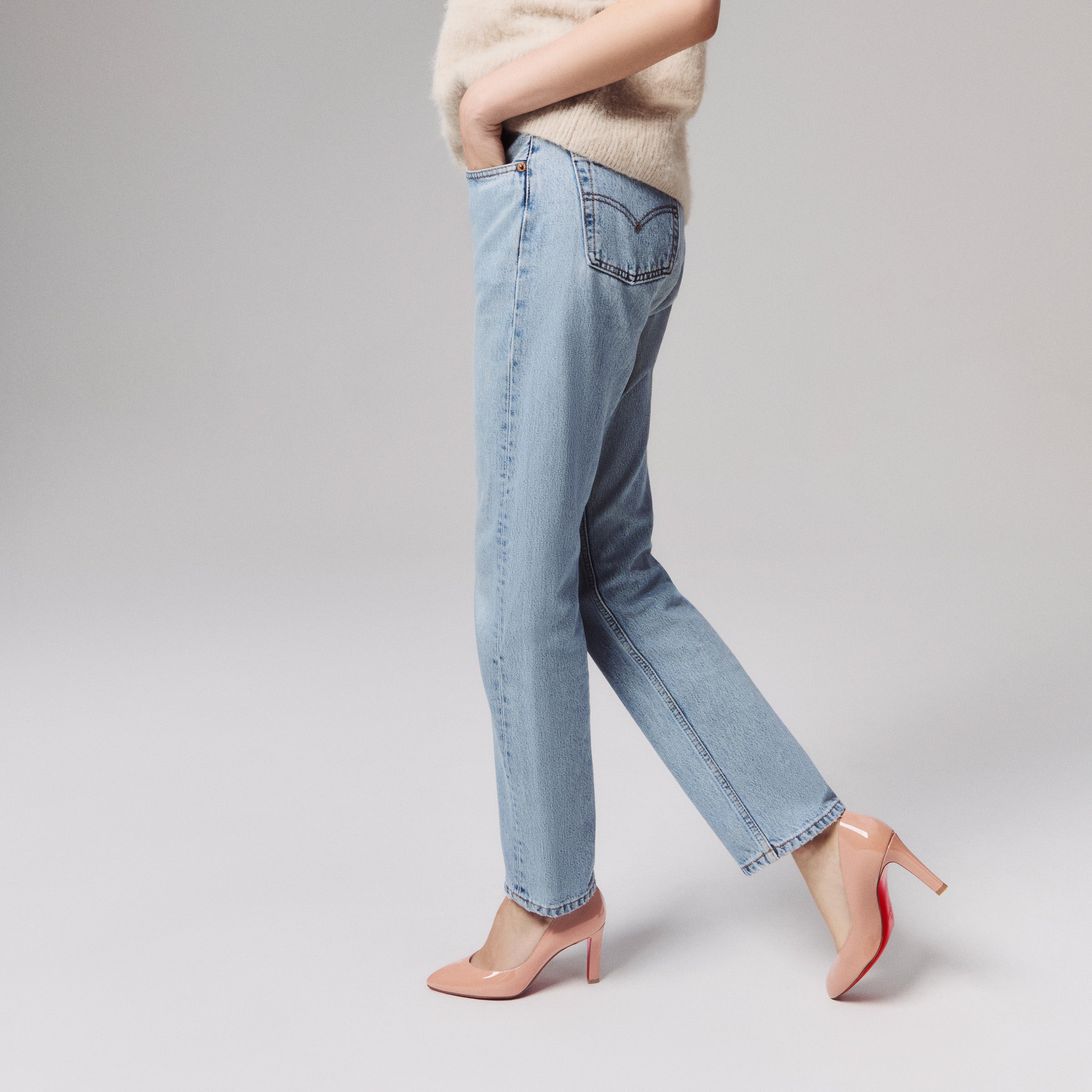 Christian Louboutin Fannylove Women Shoes | Color Nude