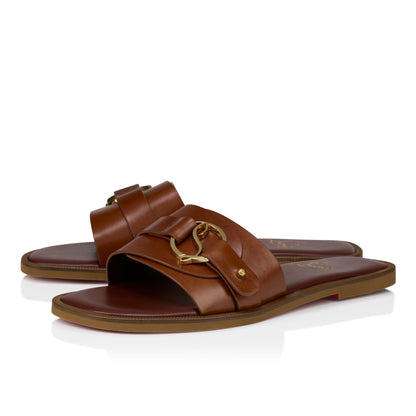 Christian Louboutin Her In Roma Mule Women Shoes | Color Brown New