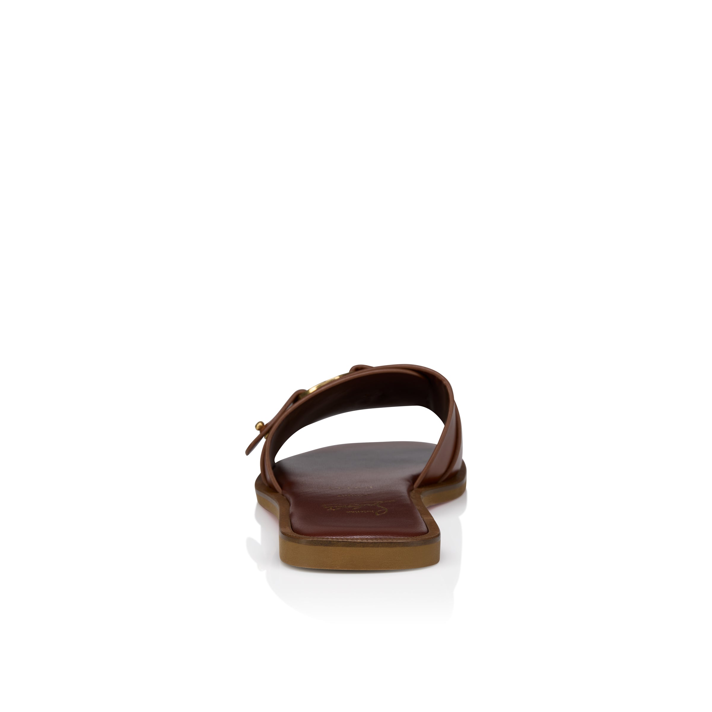 Christian Louboutin Her In Roma Mule Women Shoes | Color Brown New