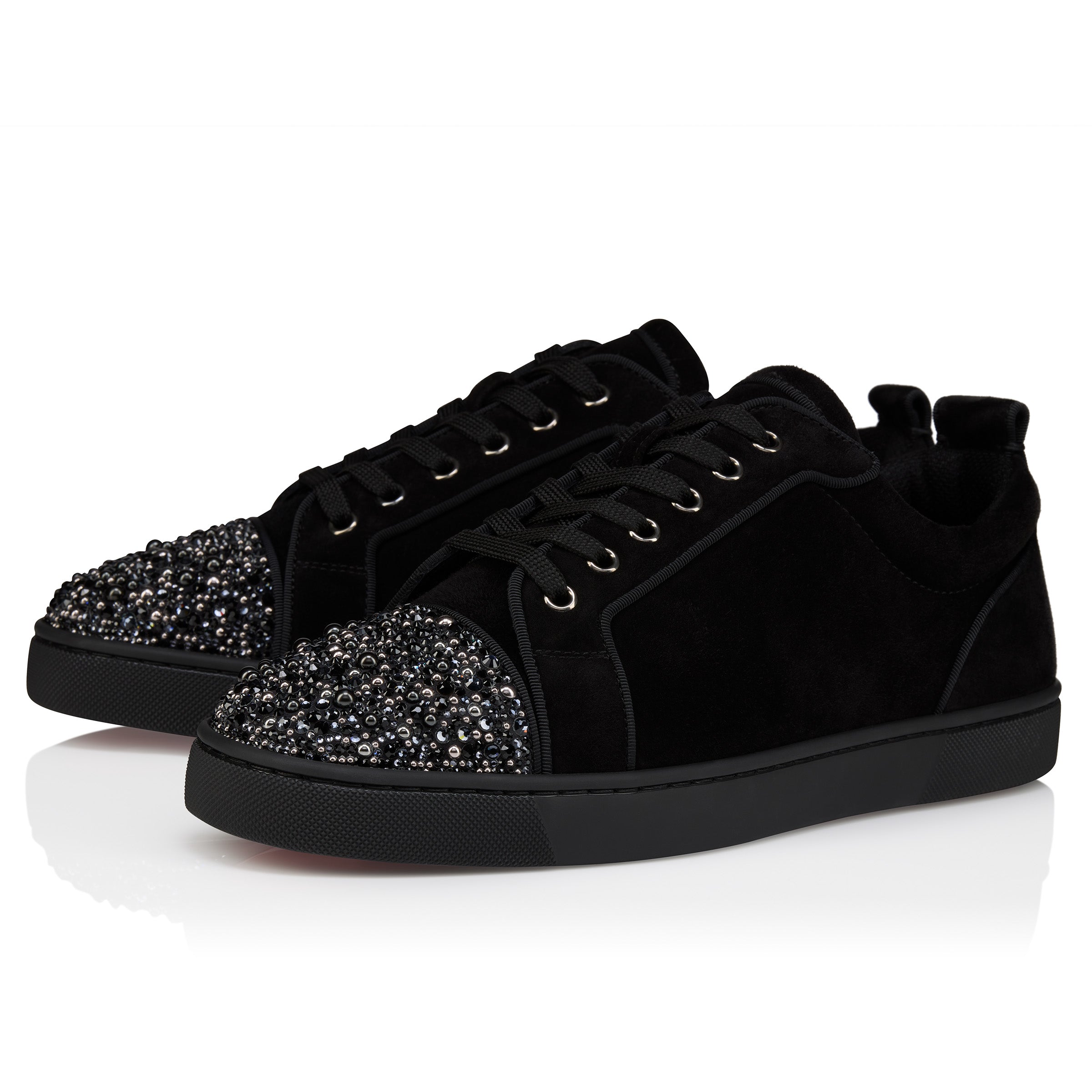 Christian Louboutin Louis Jr P Perla Men Shoes | Color Black