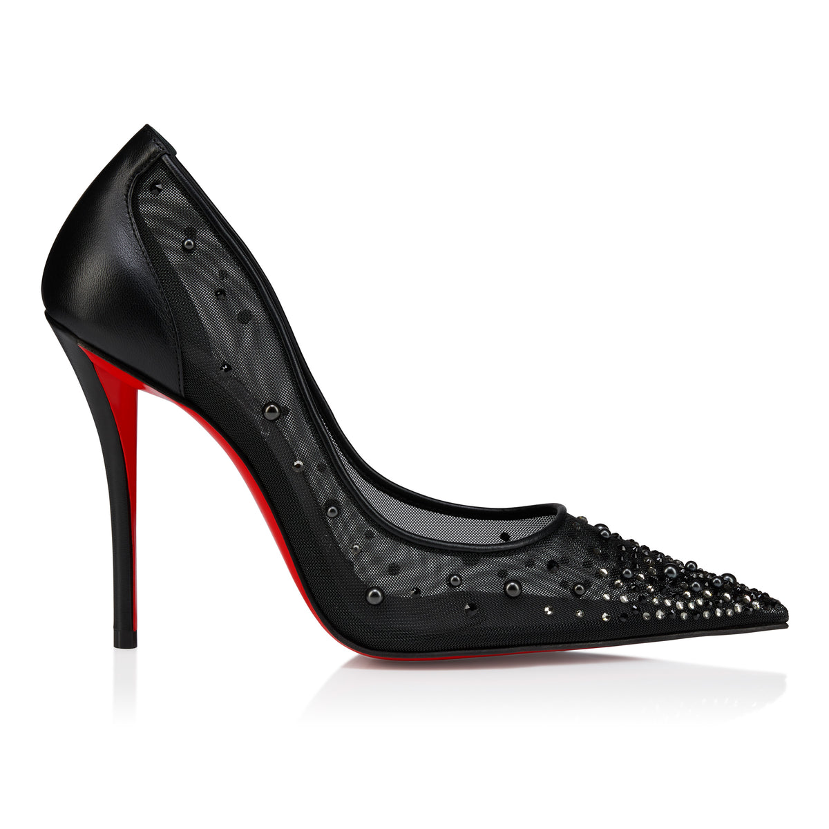 Christian Louboutin Miss Z Degrastrass Perla Women Shoes | Color Black