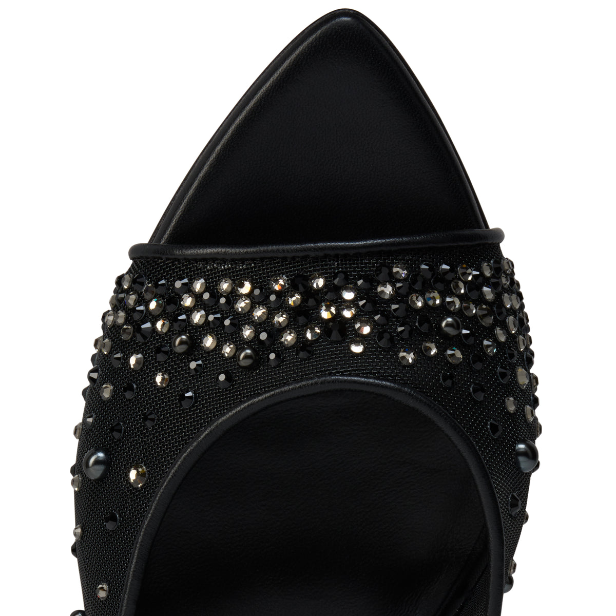 Christian Louboutin Miss Z Mule Degrastrass Perla Women Shoes | Color Black