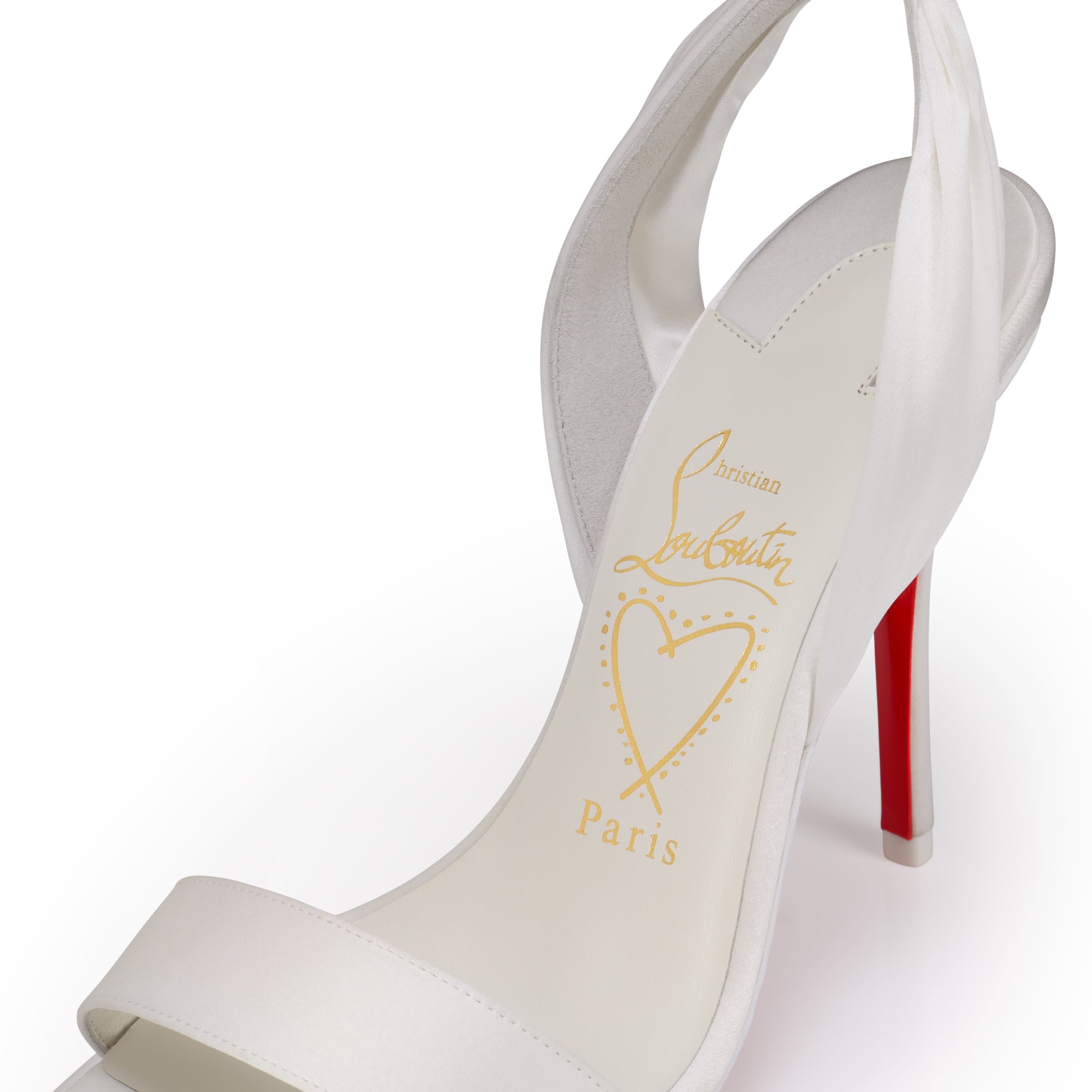 Christian Louboutin Miss Z Sandal Du Desert Women Shoes | Color White