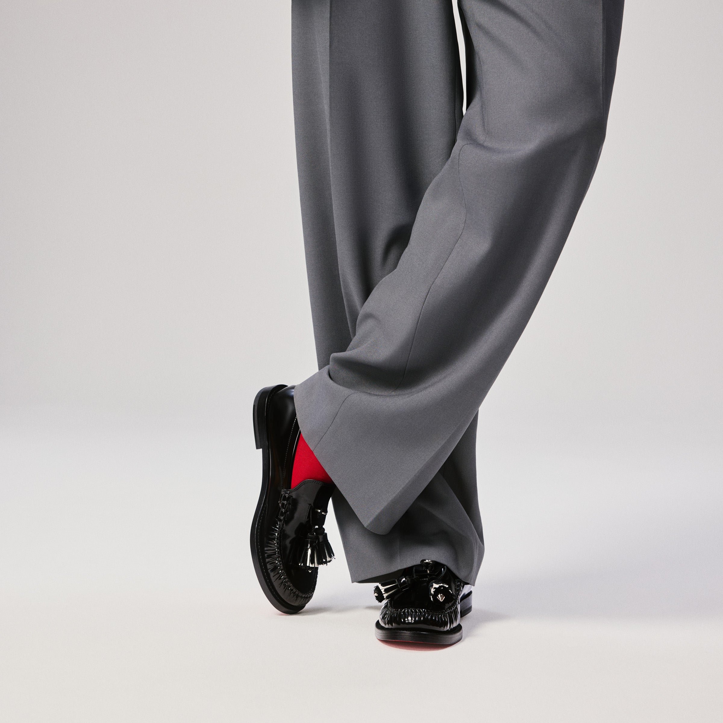 Christian Louboutin Orlando Men Shoes | Color Black